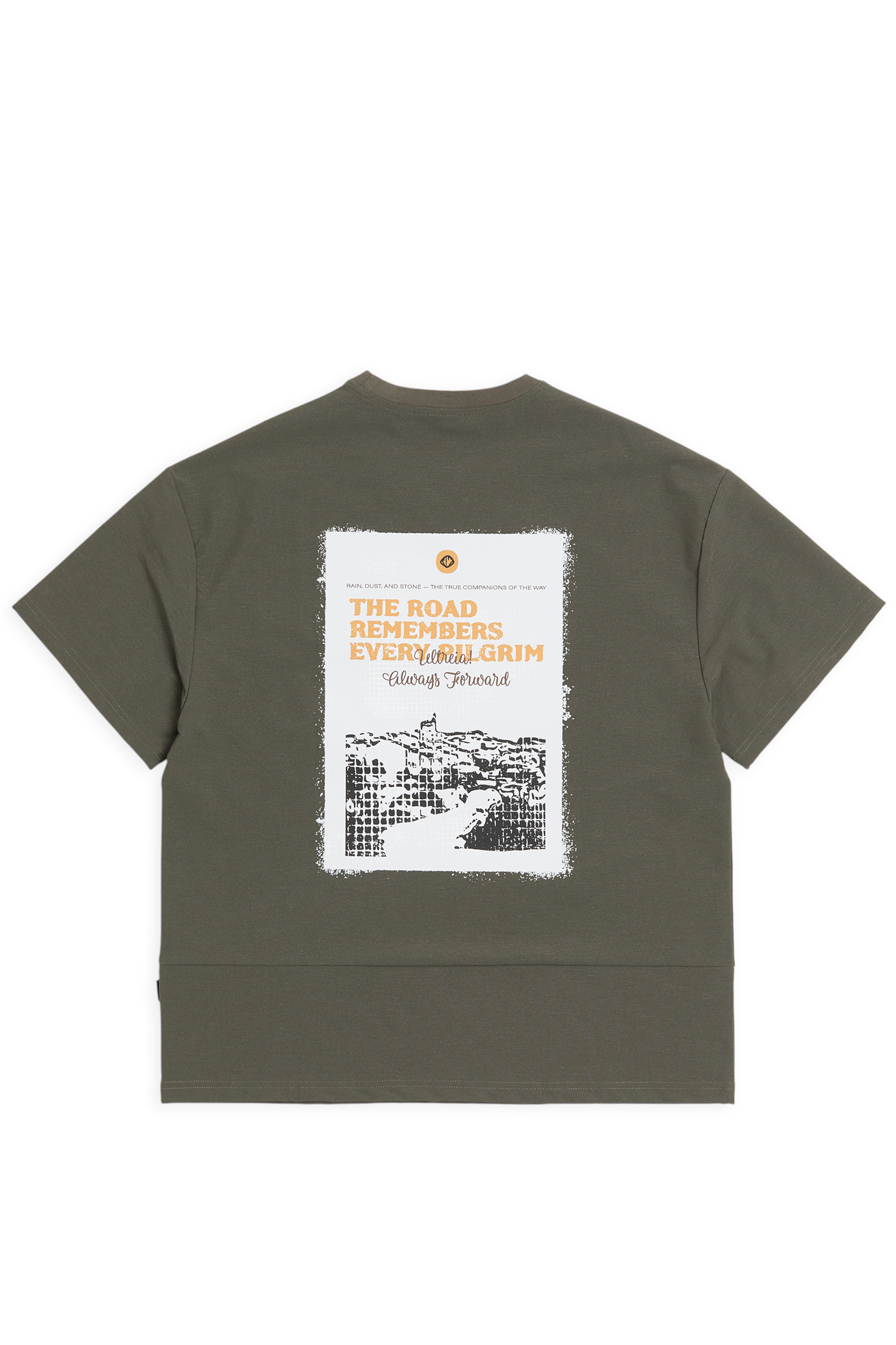 朝聖征途 斜紋涼感短袖上衣