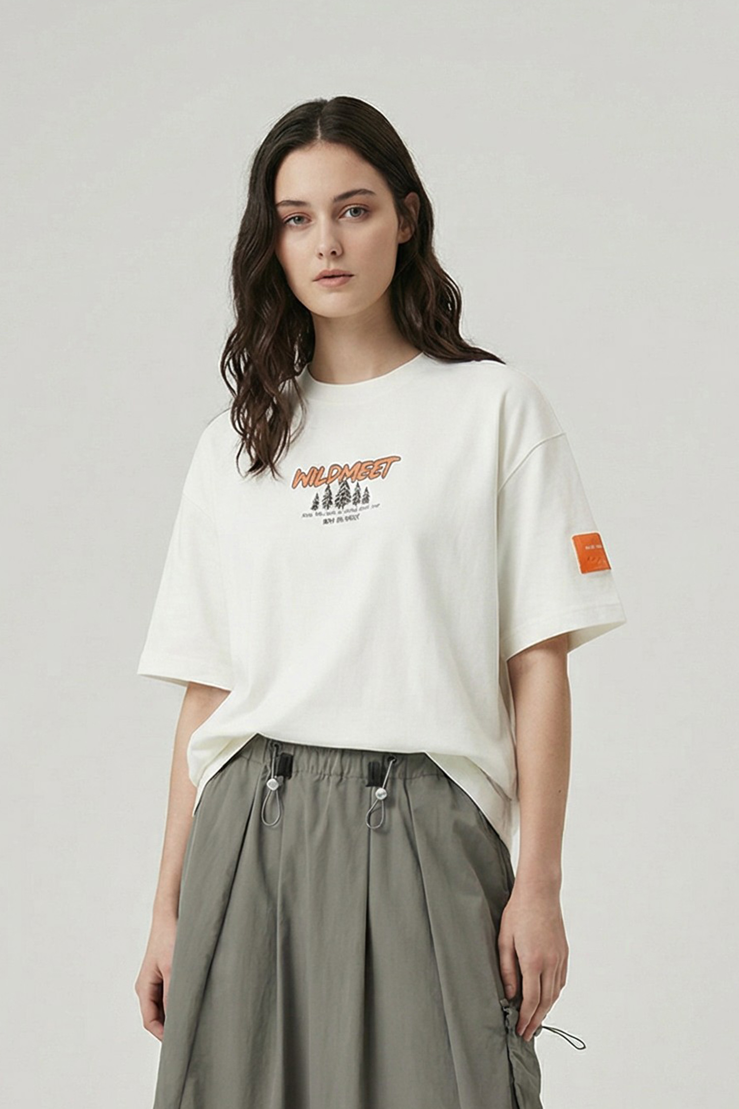 織紋空氣層 山林短袖上衣