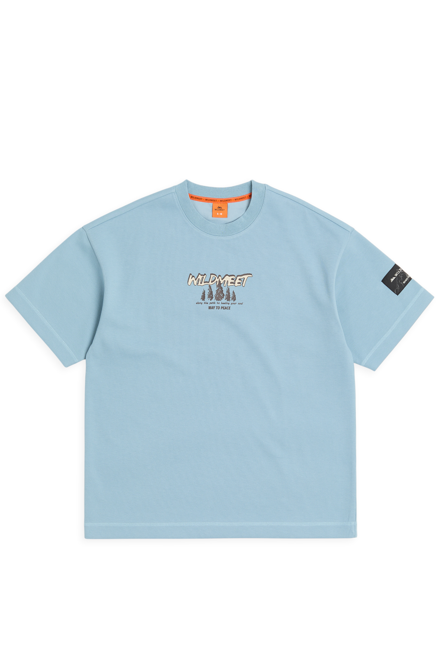 織紋空氣層 山林短袖上衣