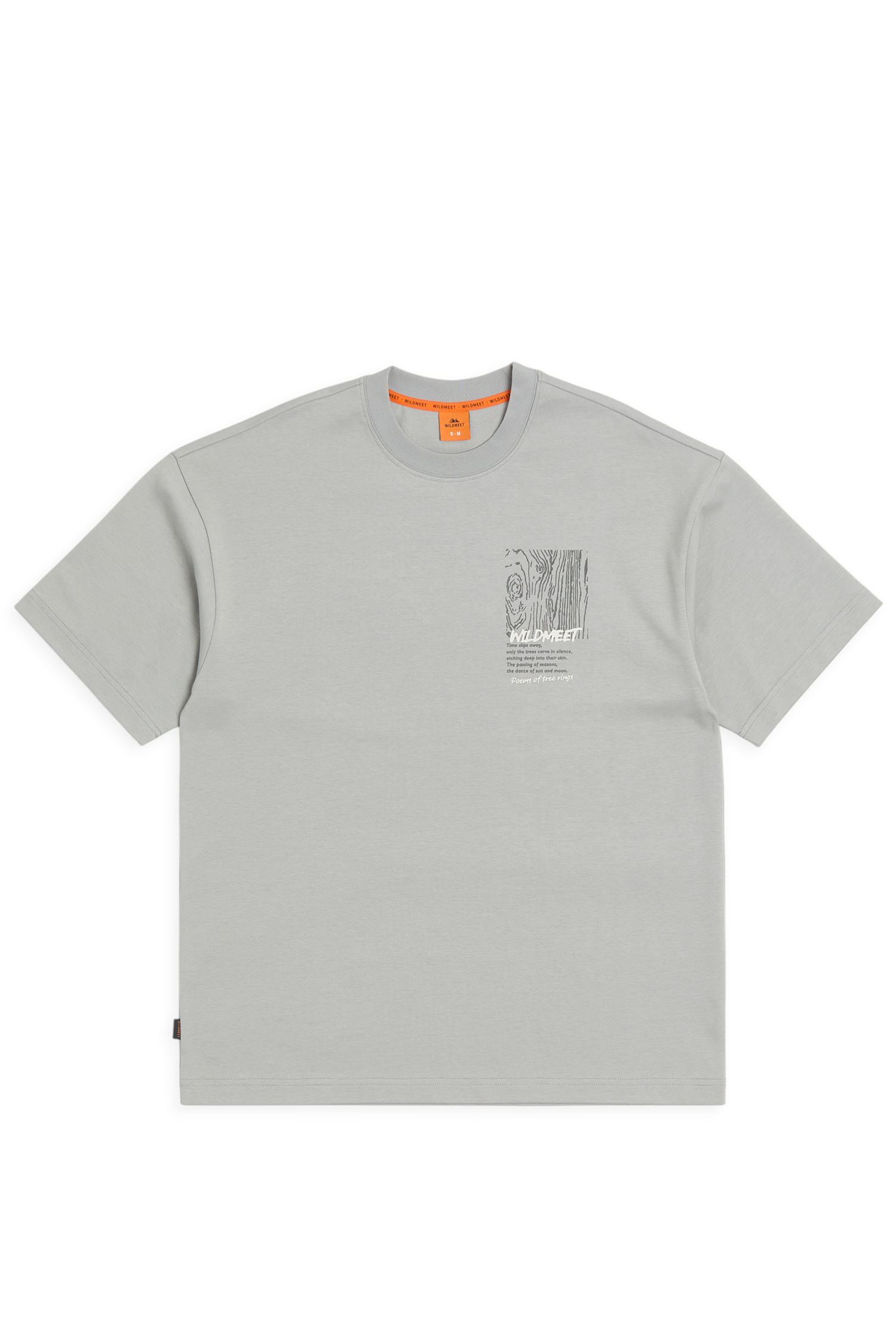 斜紋雙面木紋詩短袖上衣