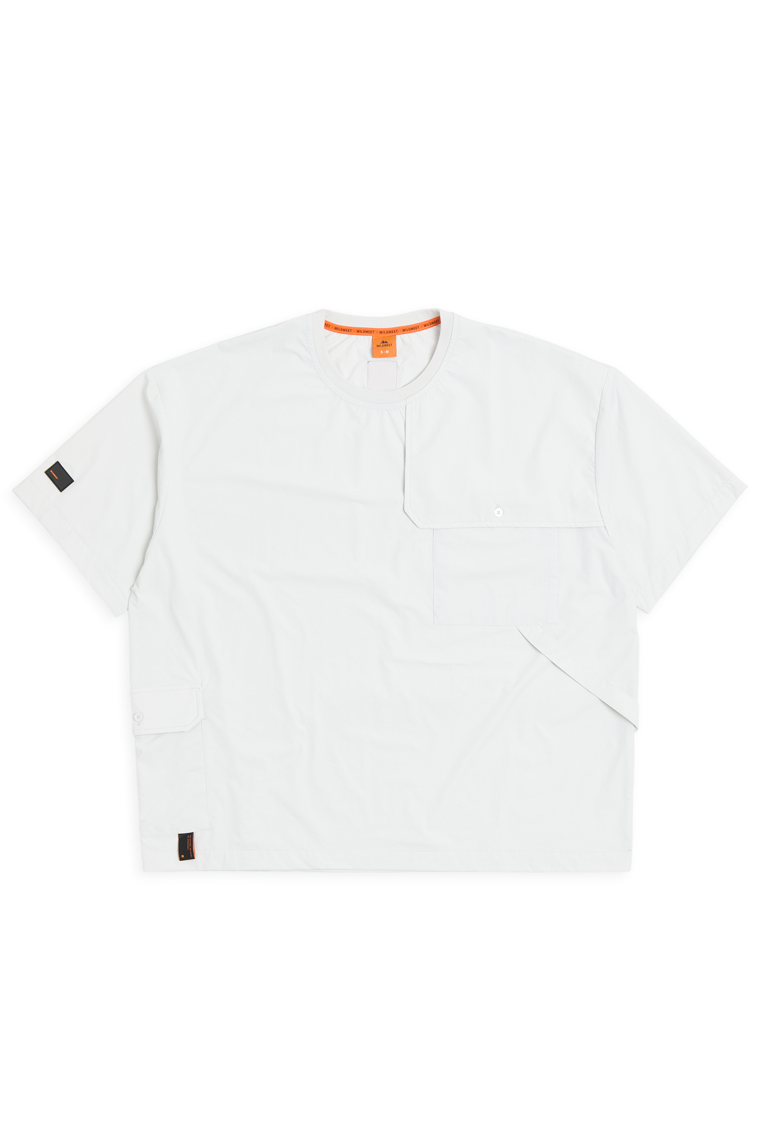 透氣活片貼袋短袖上衣