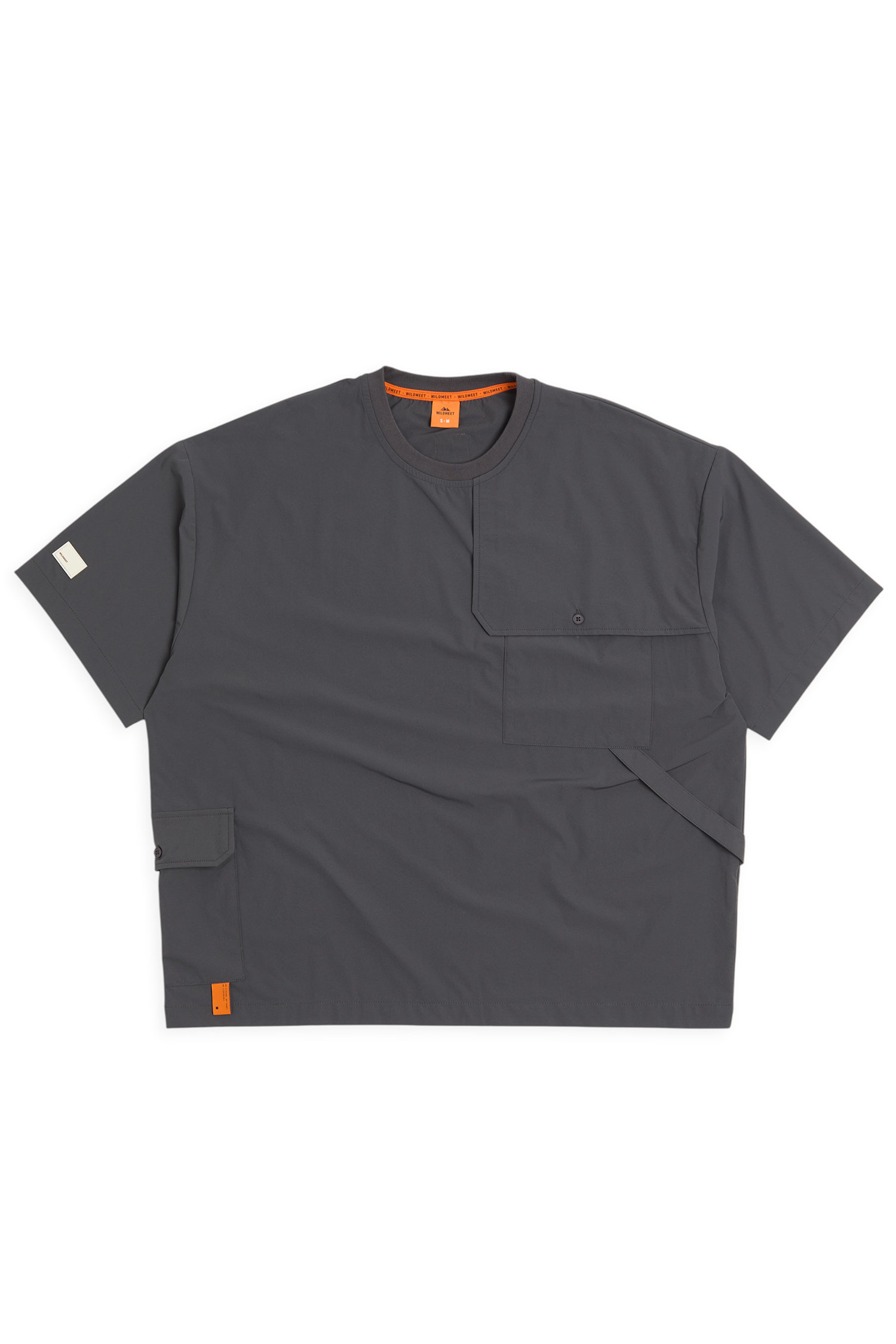 透氣活片貼袋短袖上衣