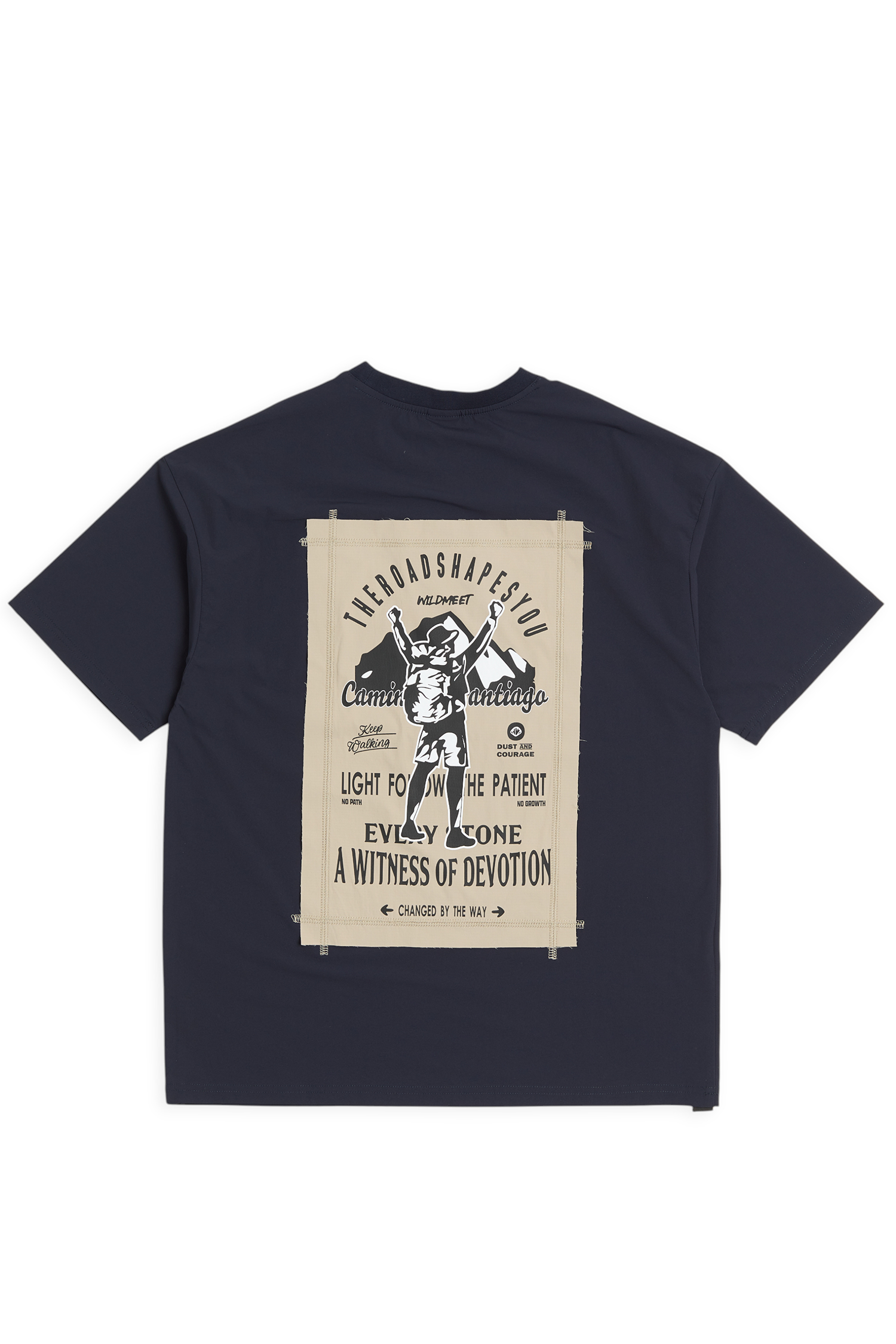 古老石板路 機能彈性短袖上衣