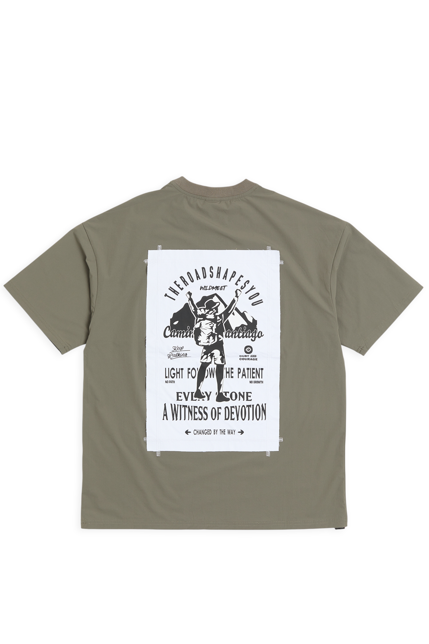 古老石板路 機能彈性短袖上衣