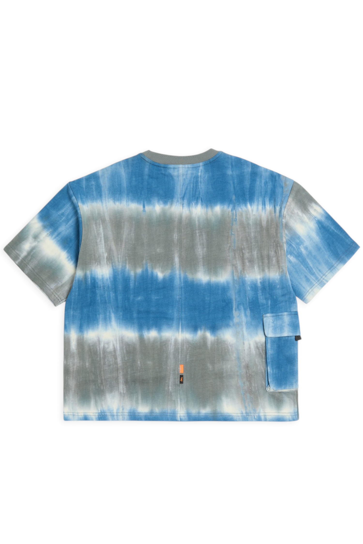 BOXY扎染 貼袋短袖上衣