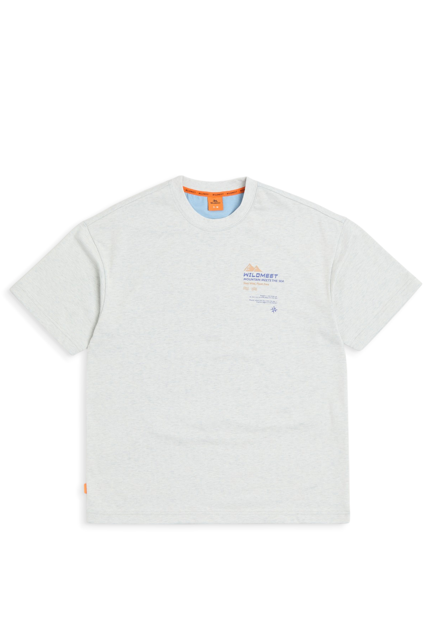 浪花速乾雙色短袖上衣