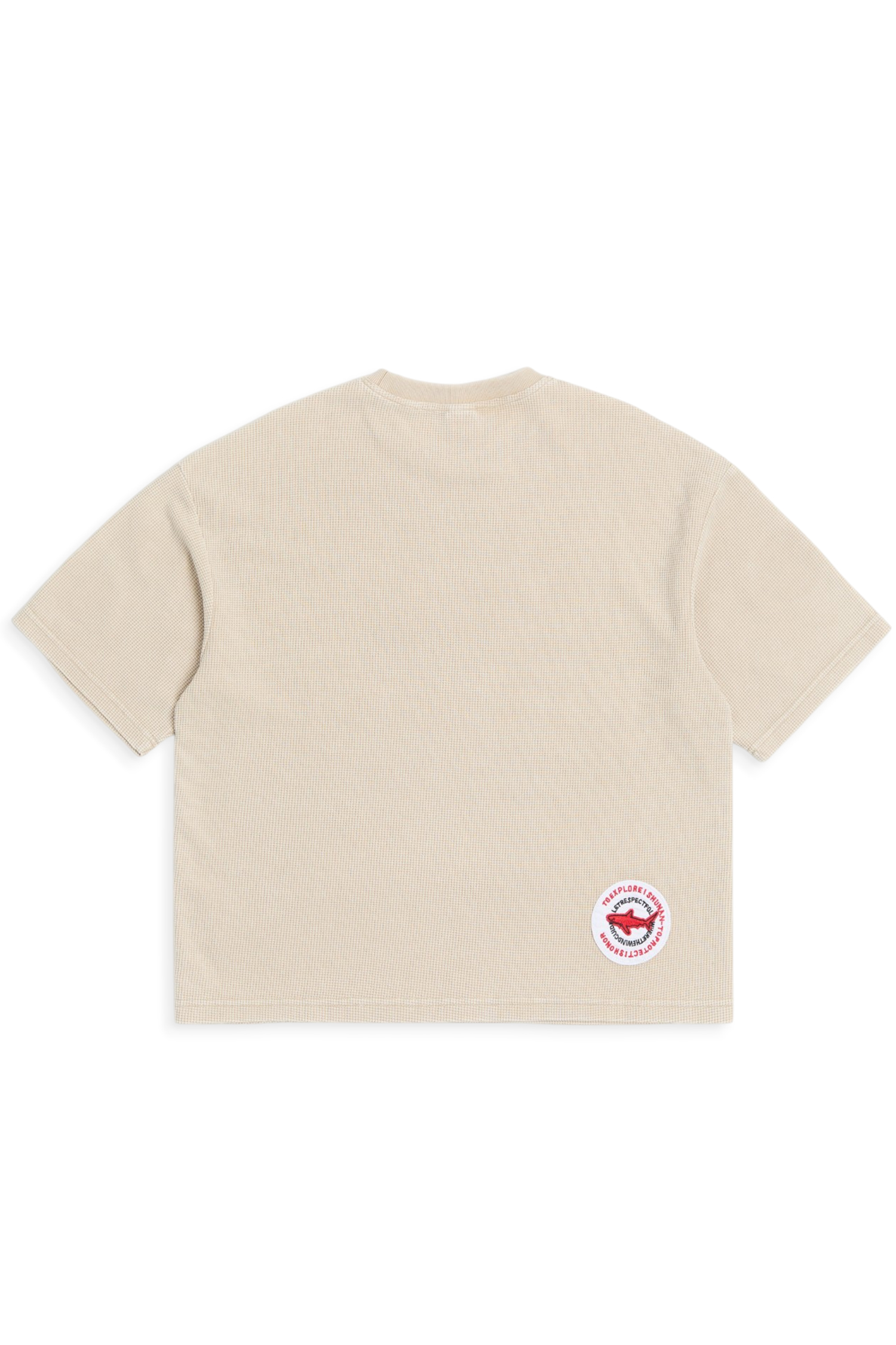 海路探險 BOXY洗褪華夫格短袖上衣