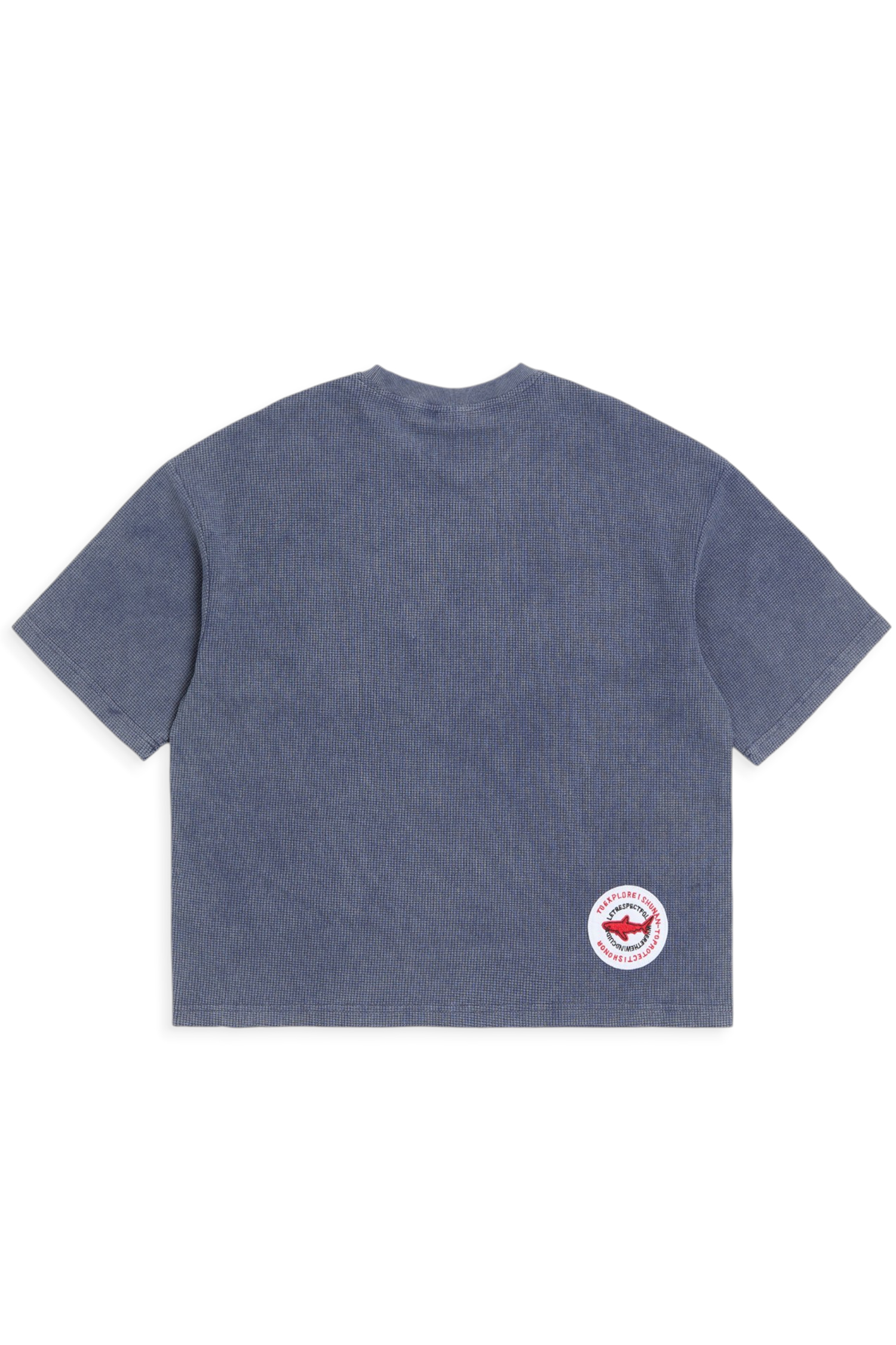 海路探險 BOXY洗褪華夫格短袖上衣