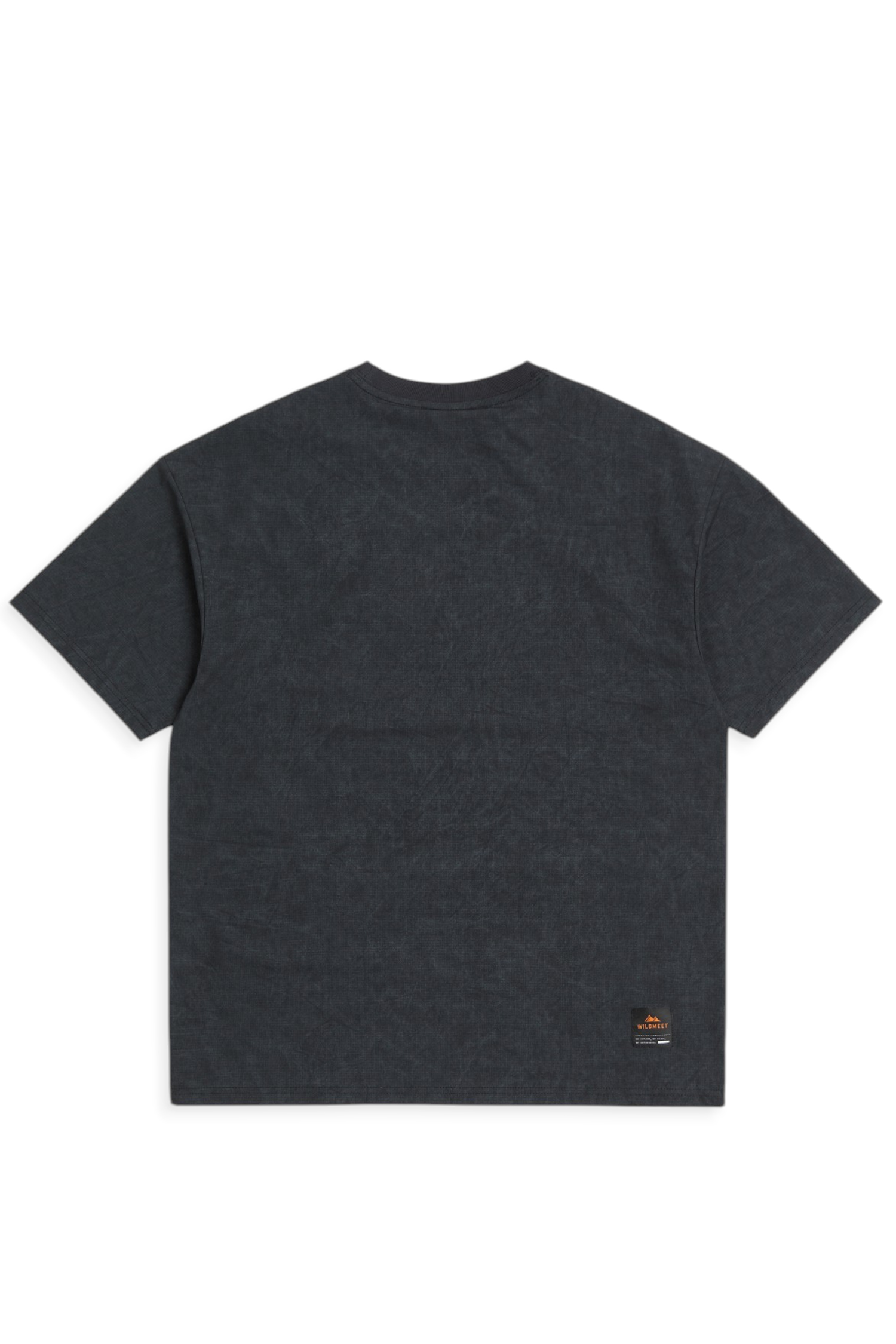 返航預兆 機能格紋扎染短袖上衣