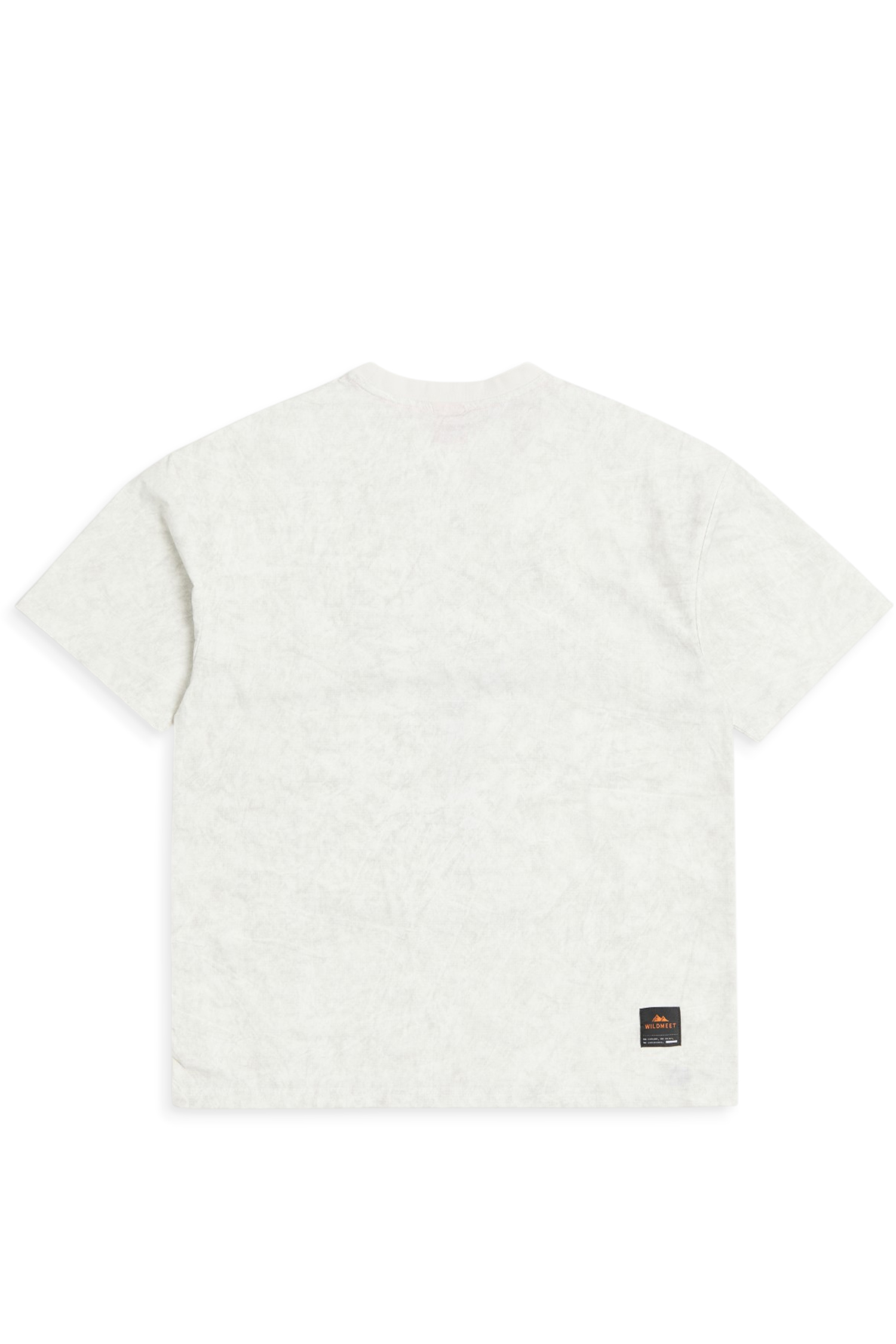 返航預兆 機能格紋扎染短袖上衣