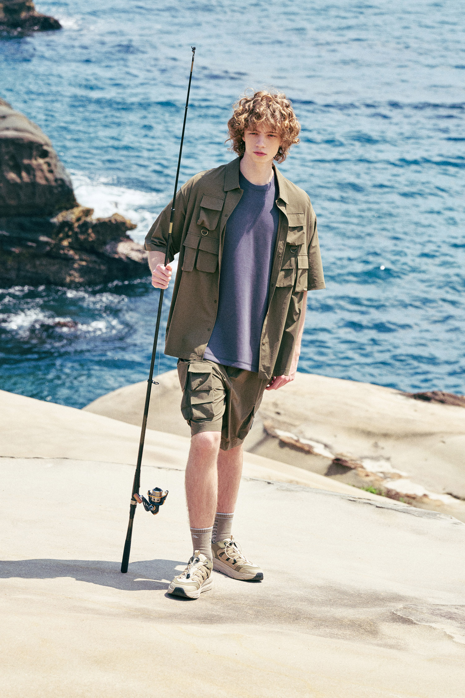 WILDMEET 輕量速乾 多口袋機能短褲