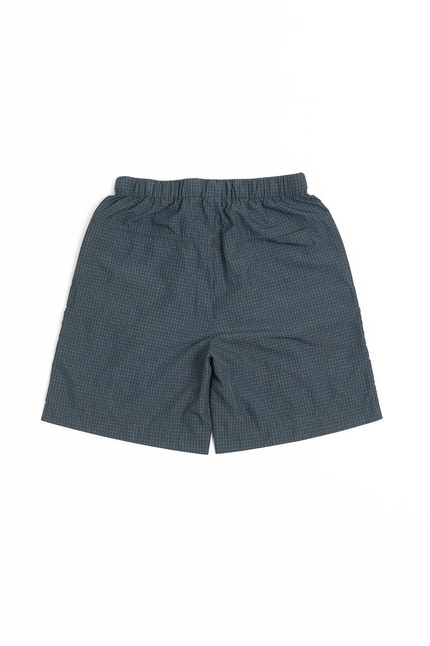 WILDMEET 尼龍格紋 戶外工裝短褲