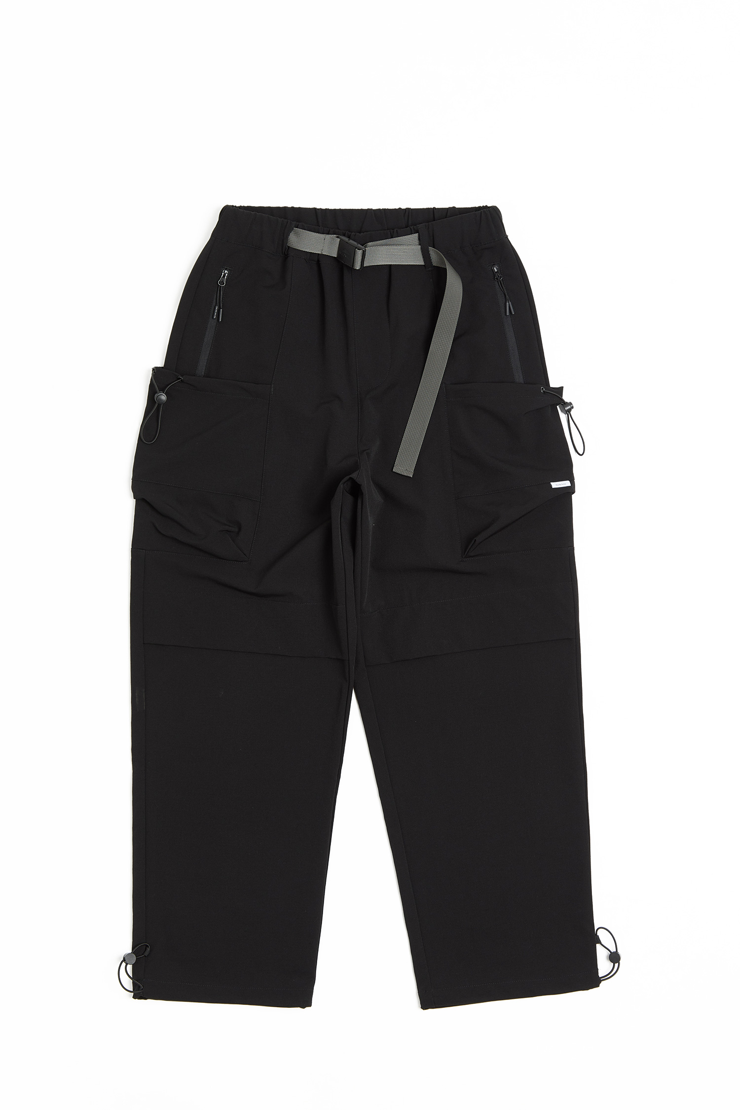 寬窄調節 水波紋戶外機能長褲