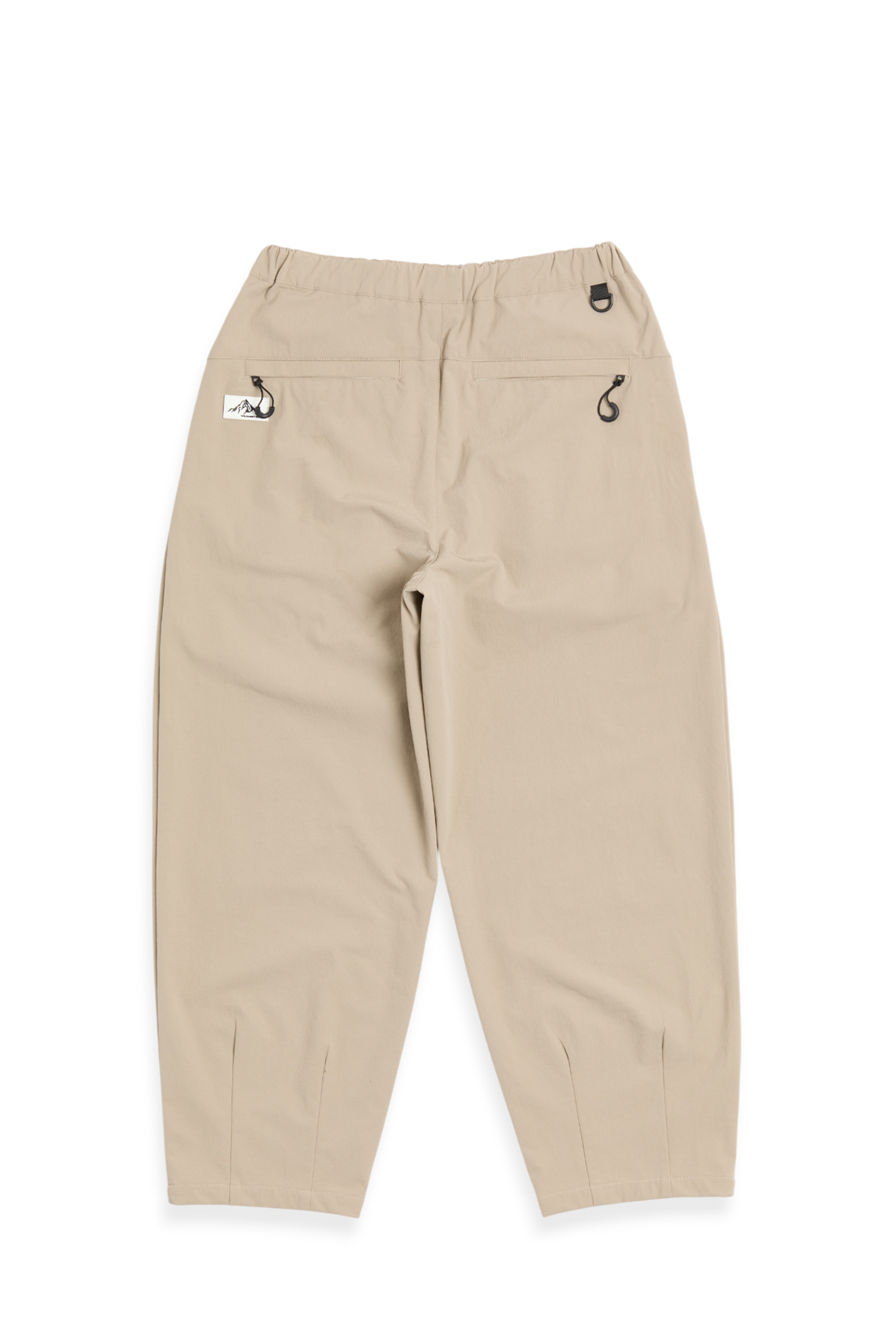 戶外機能 繭型輕磨毛打褶長褲