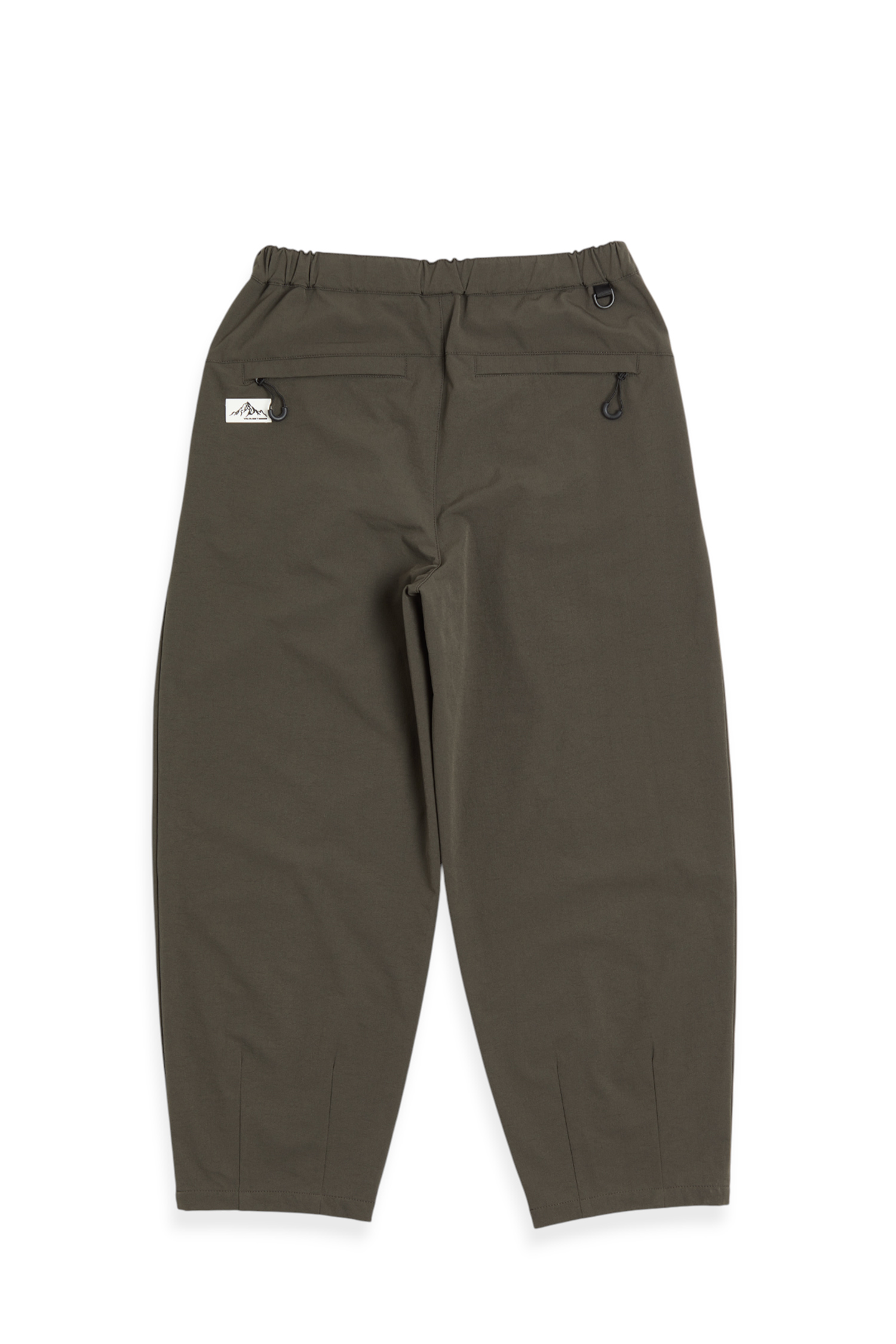 戶外機能 繭型輕磨毛打褶長褲