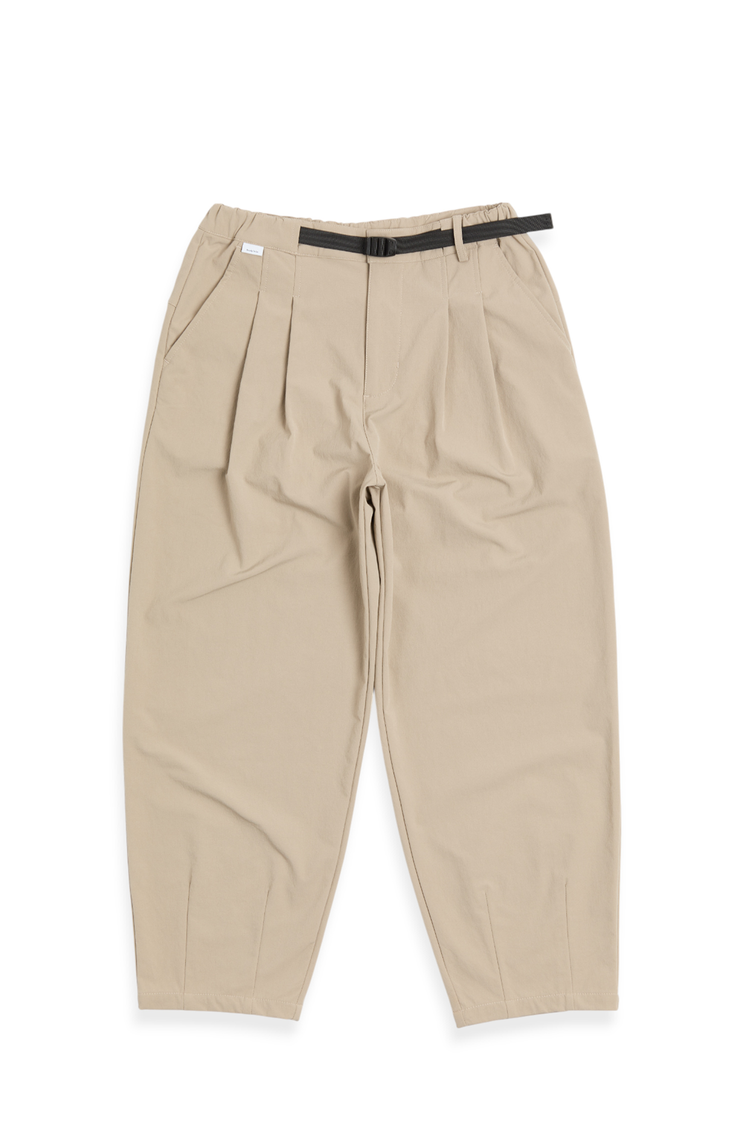 戶外機能 繭型輕磨毛打褶長褲