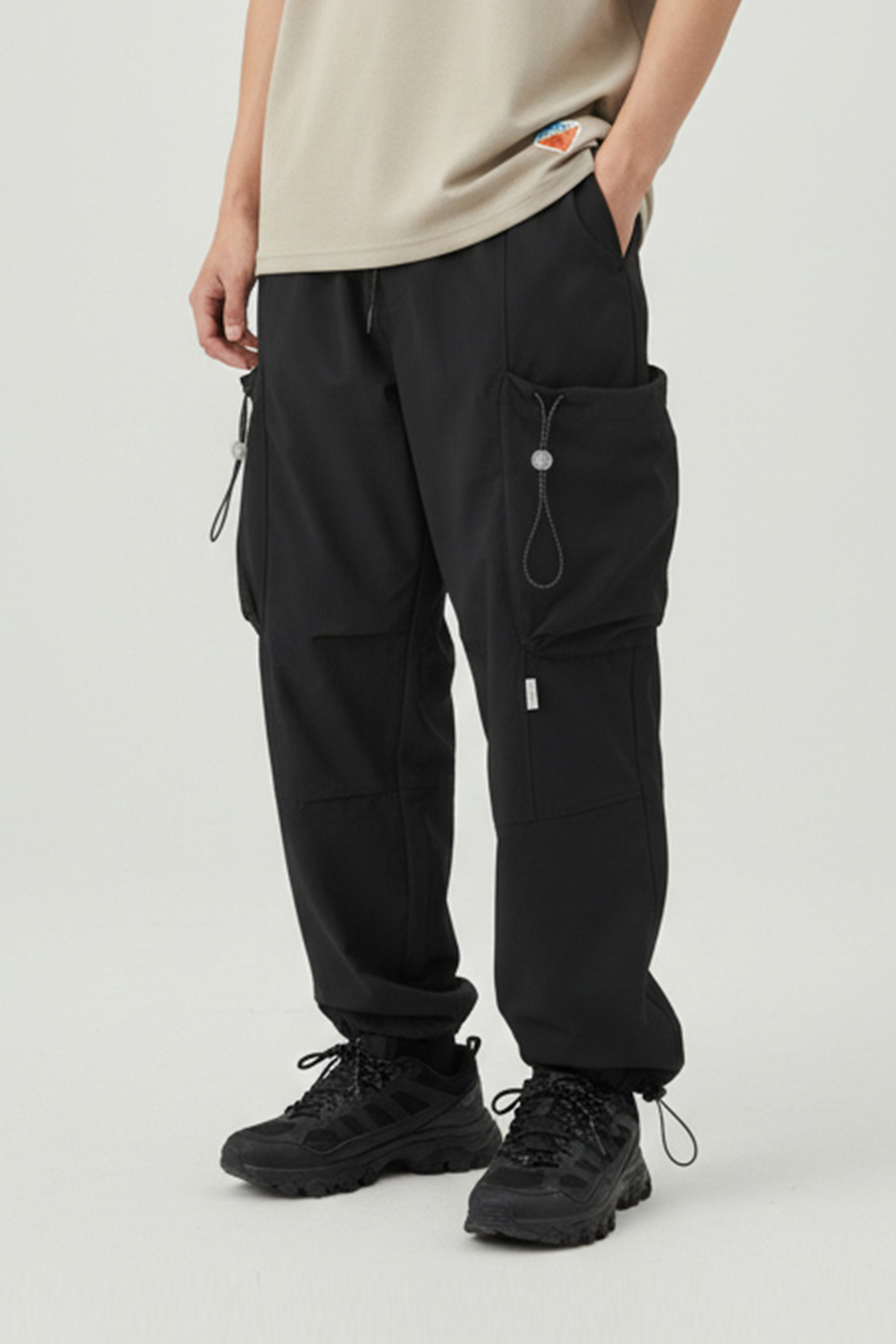 雙面組織 四面彈貼袋長褲