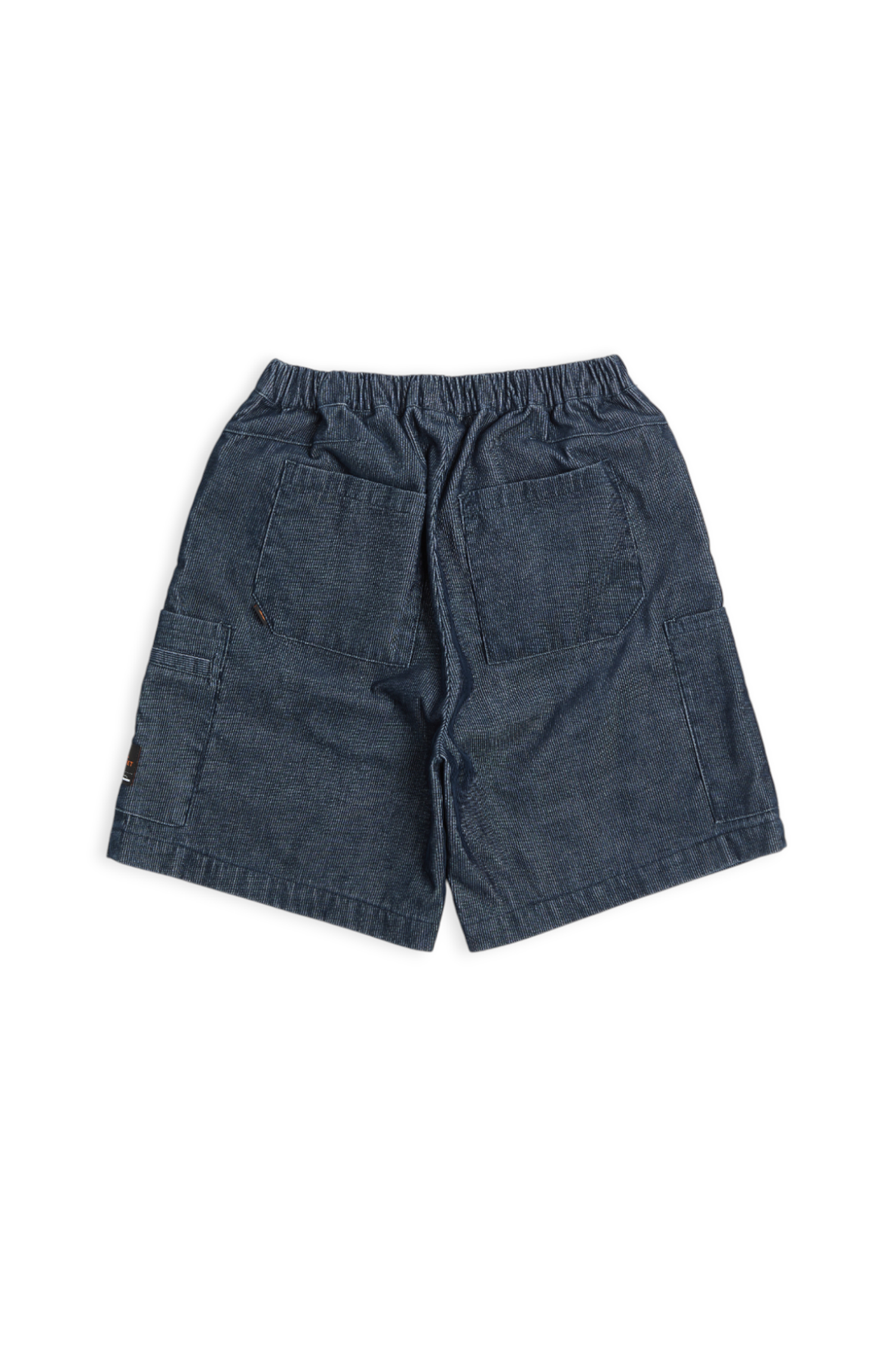 寬版貼袋 洗舊燈心絨短褲