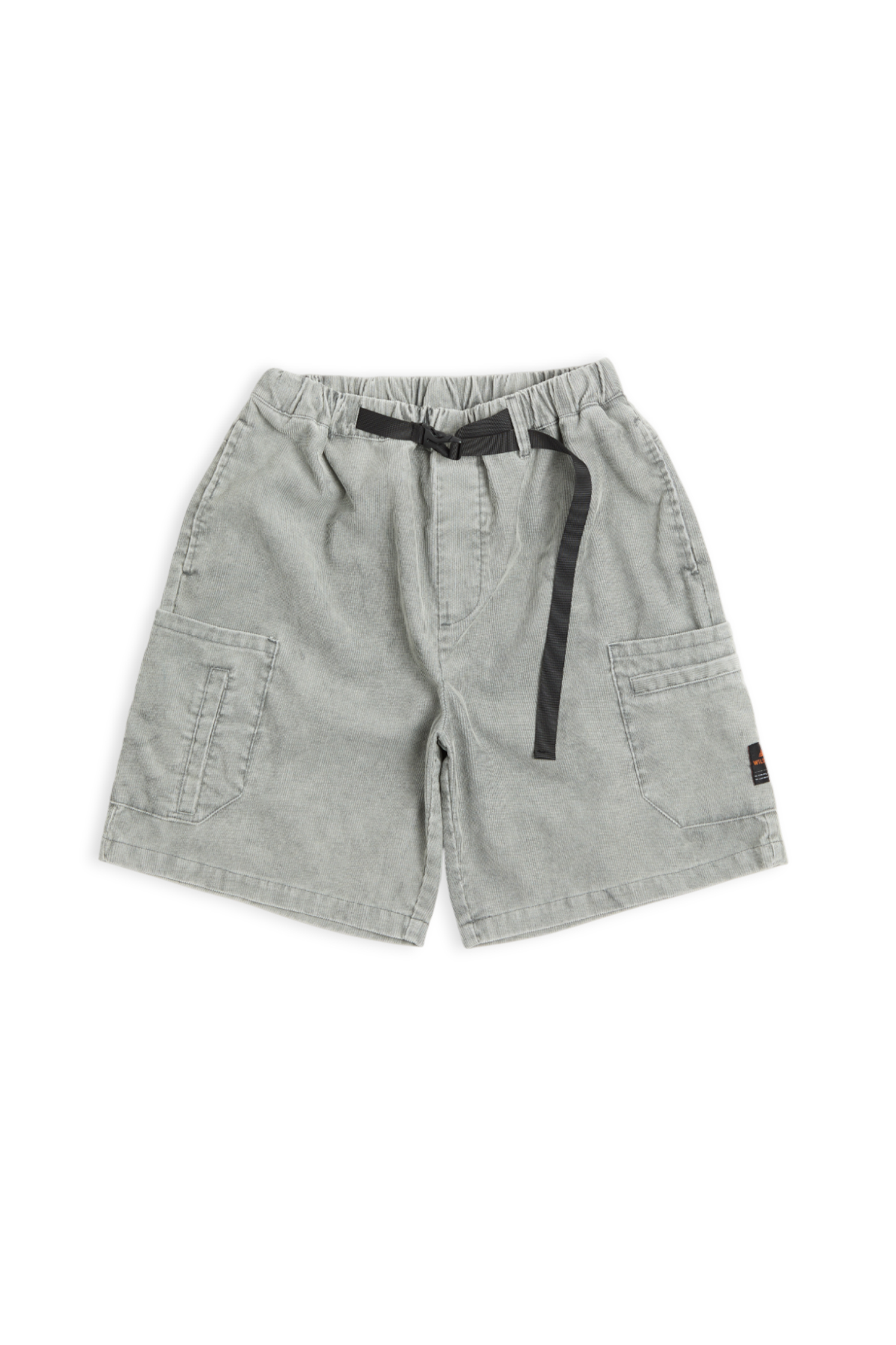 寬版貼袋 洗舊燈心絨短褲