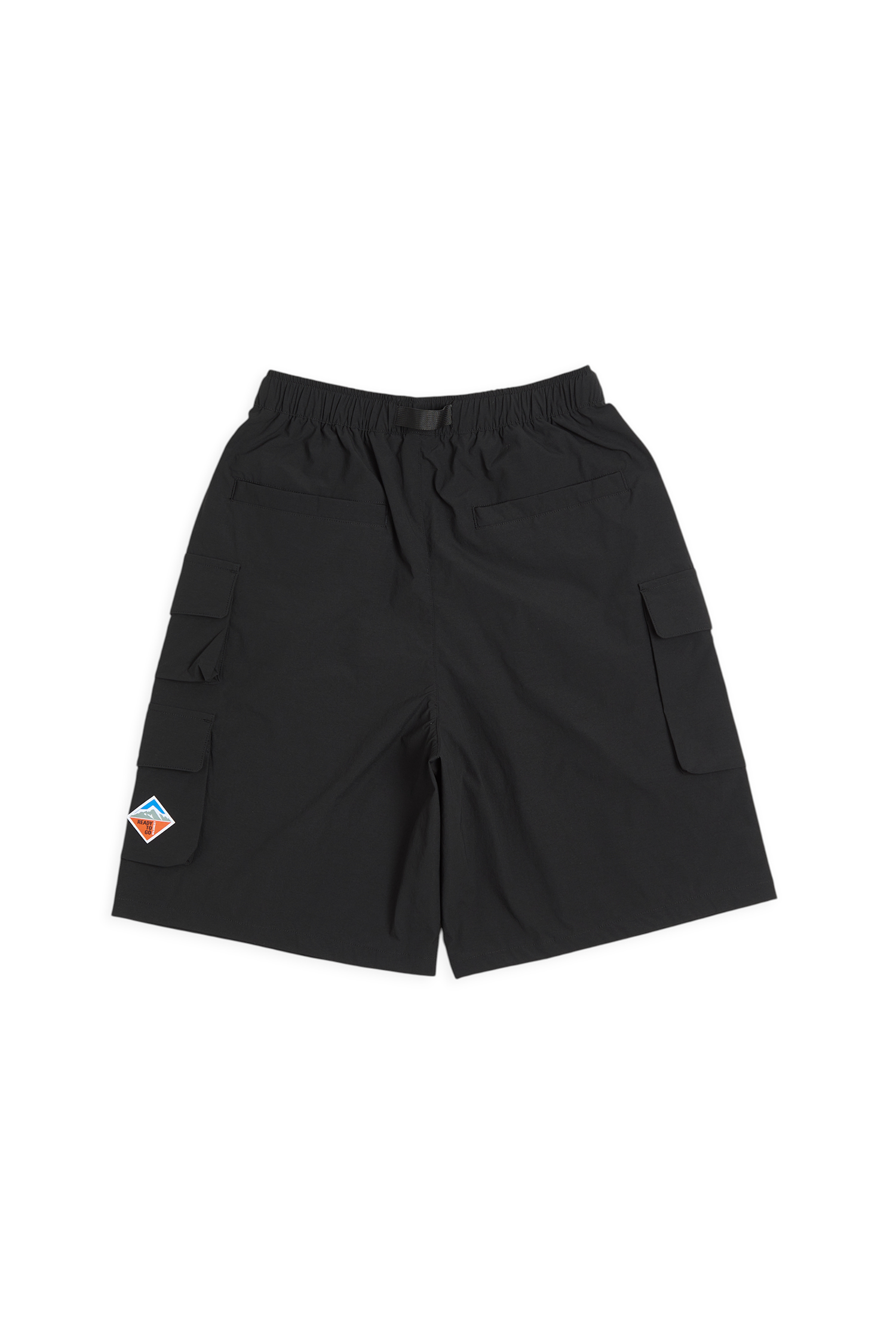 抗曬瞬涼 打褶 彈性多口袋短褲