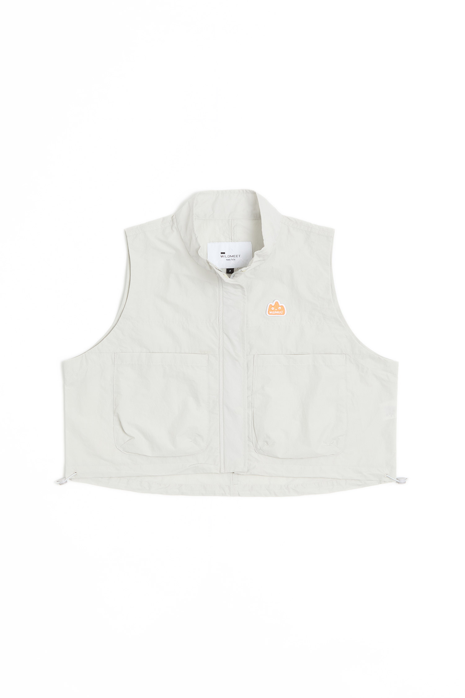 小山怪機能 皺褶感短版背心(女)