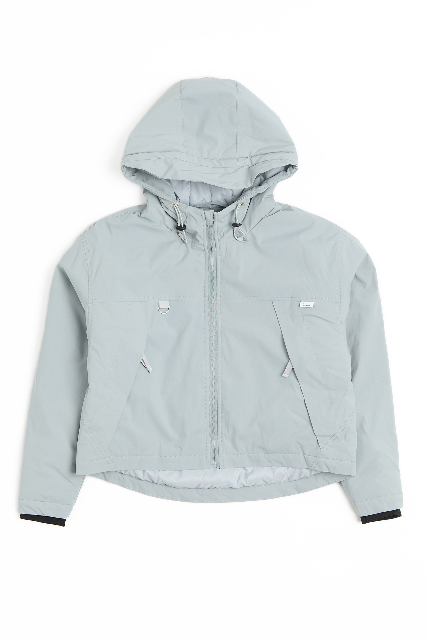 機能防潑水 短版鋪棉外套(女)