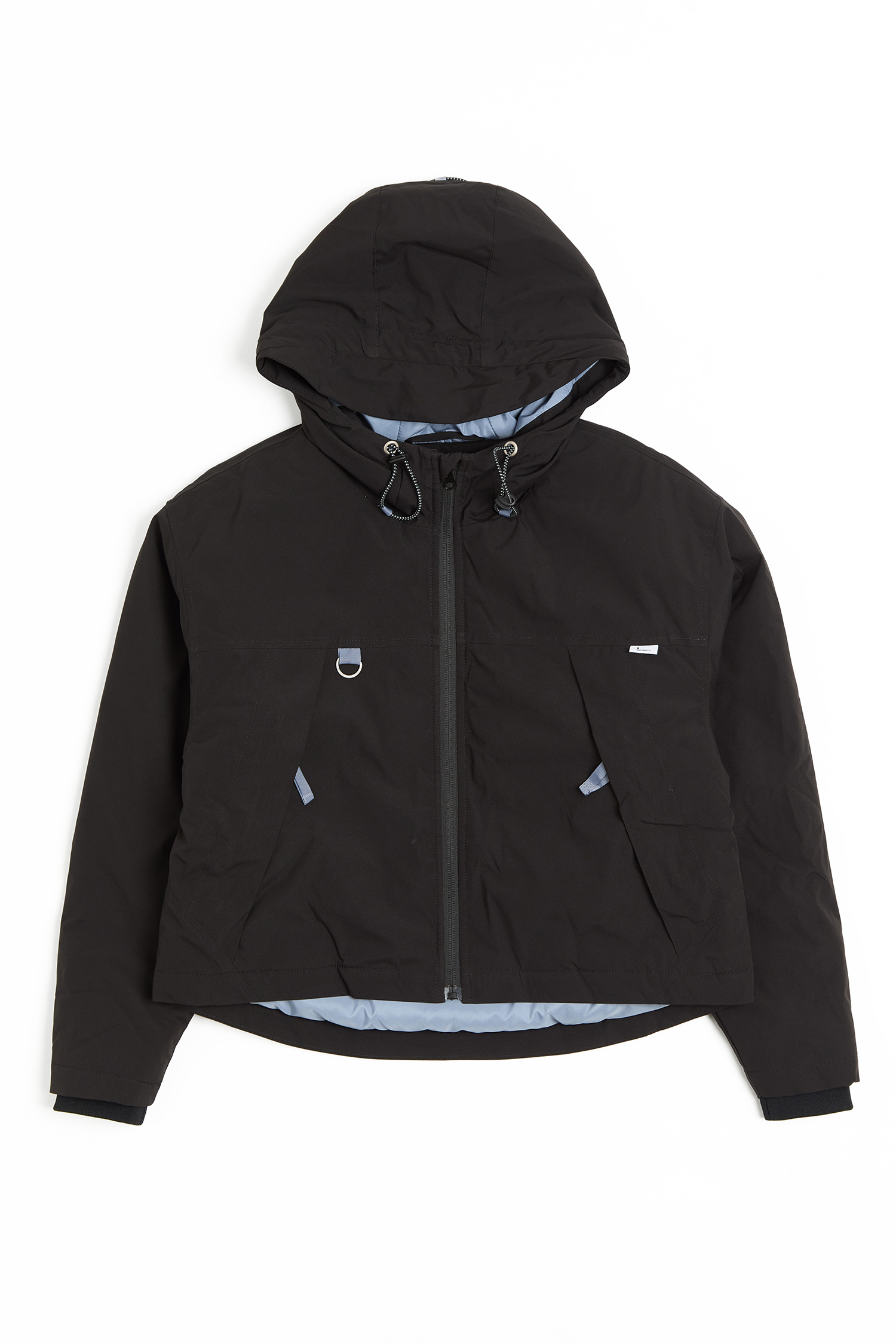 機能防潑水 短版鋪棉外套(女)