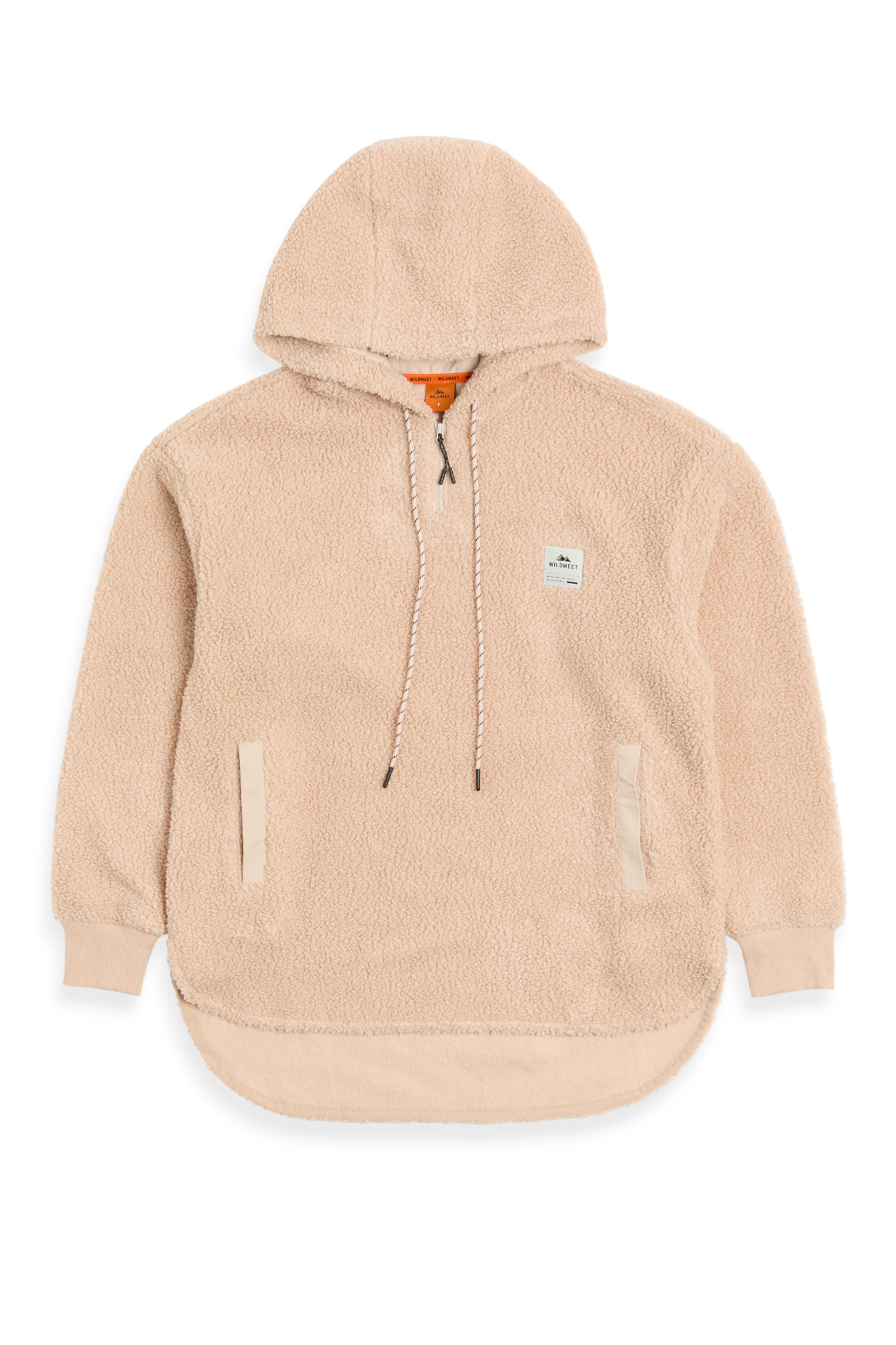 連帽開襟 刷毛保暖長袖上衣(女)