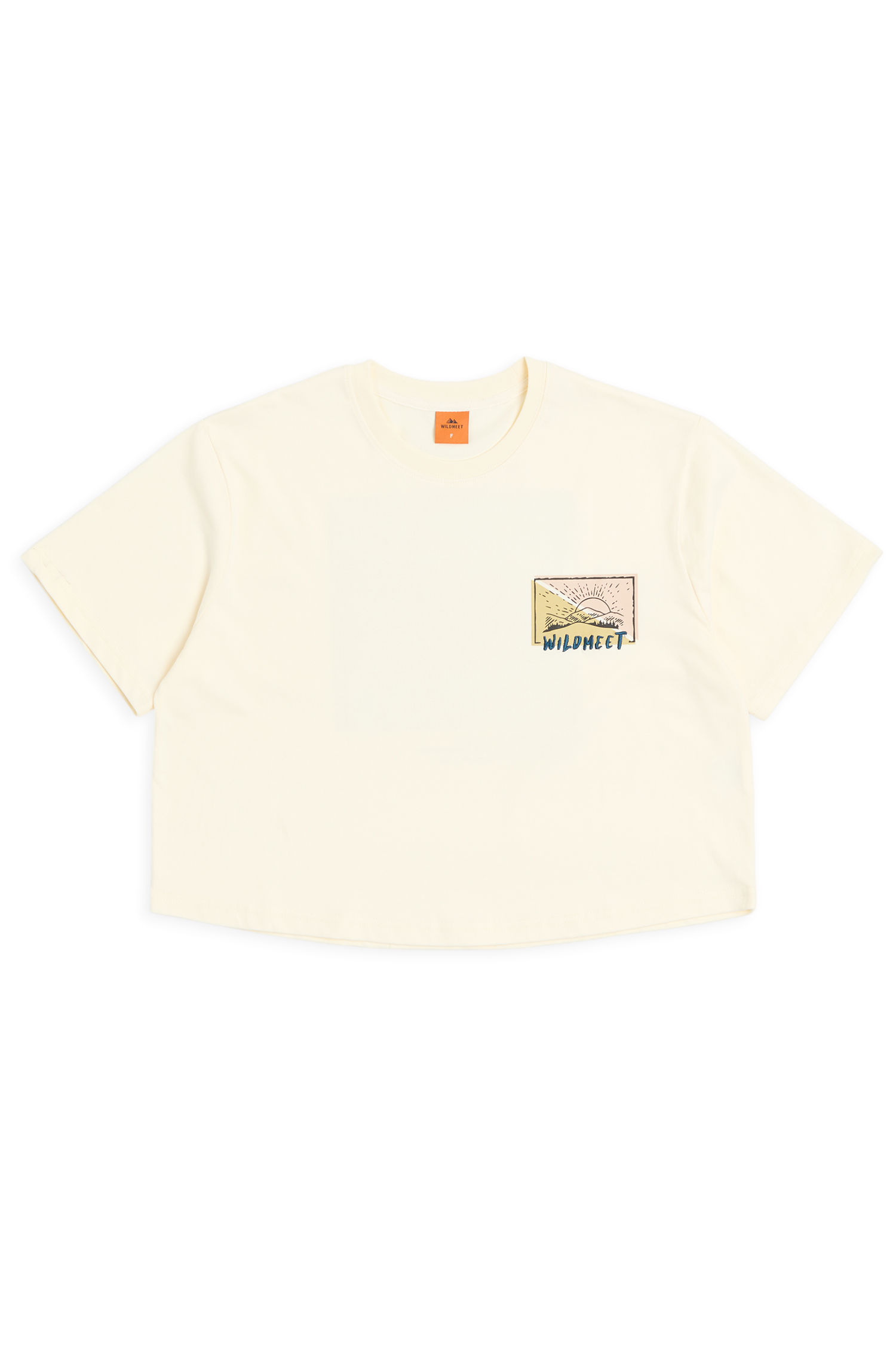 寬版探索之旅 輕絨感短袖上衣(女)