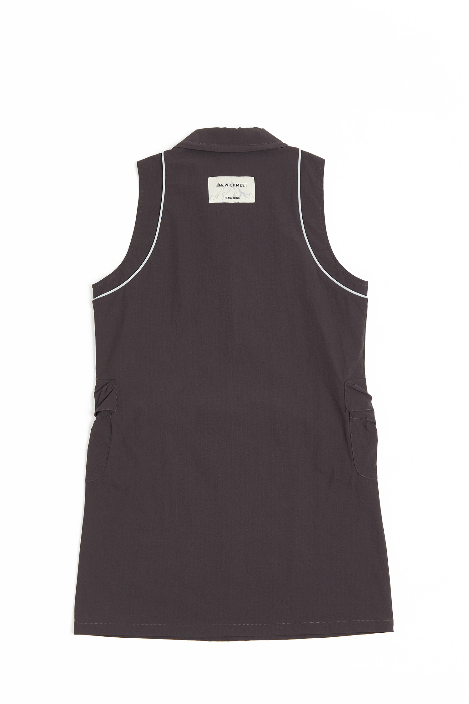 機能風 雙口袋短洋裝(女)