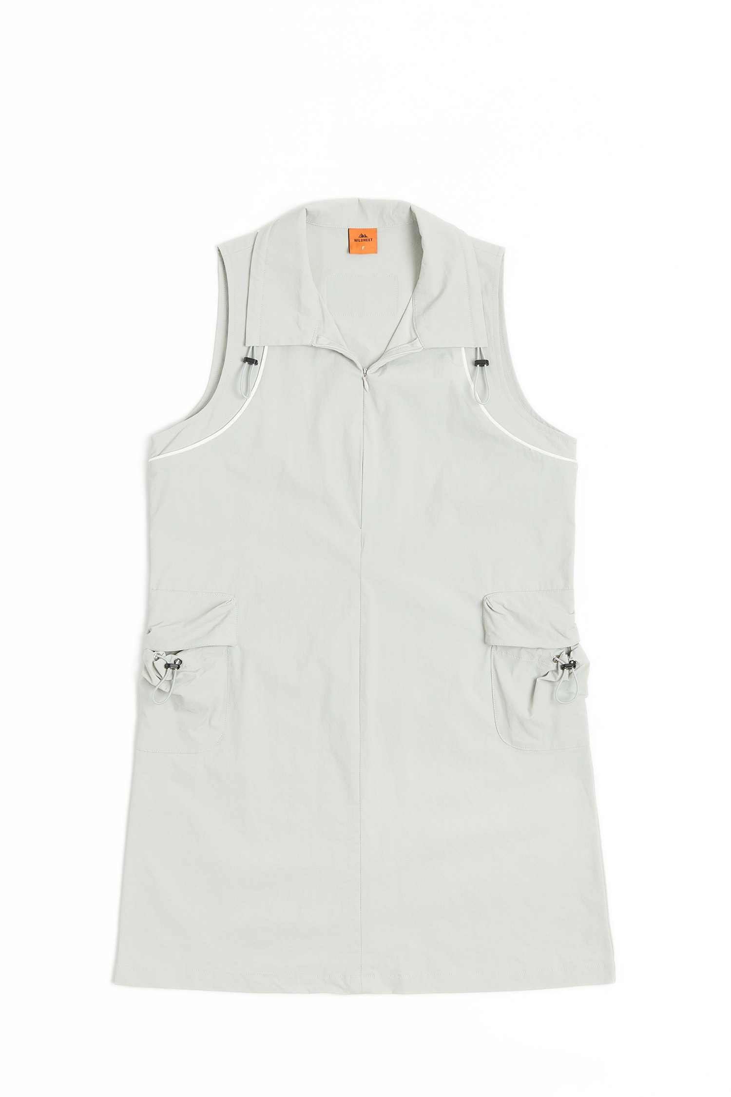 機能風 雙口袋短洋裝(女)