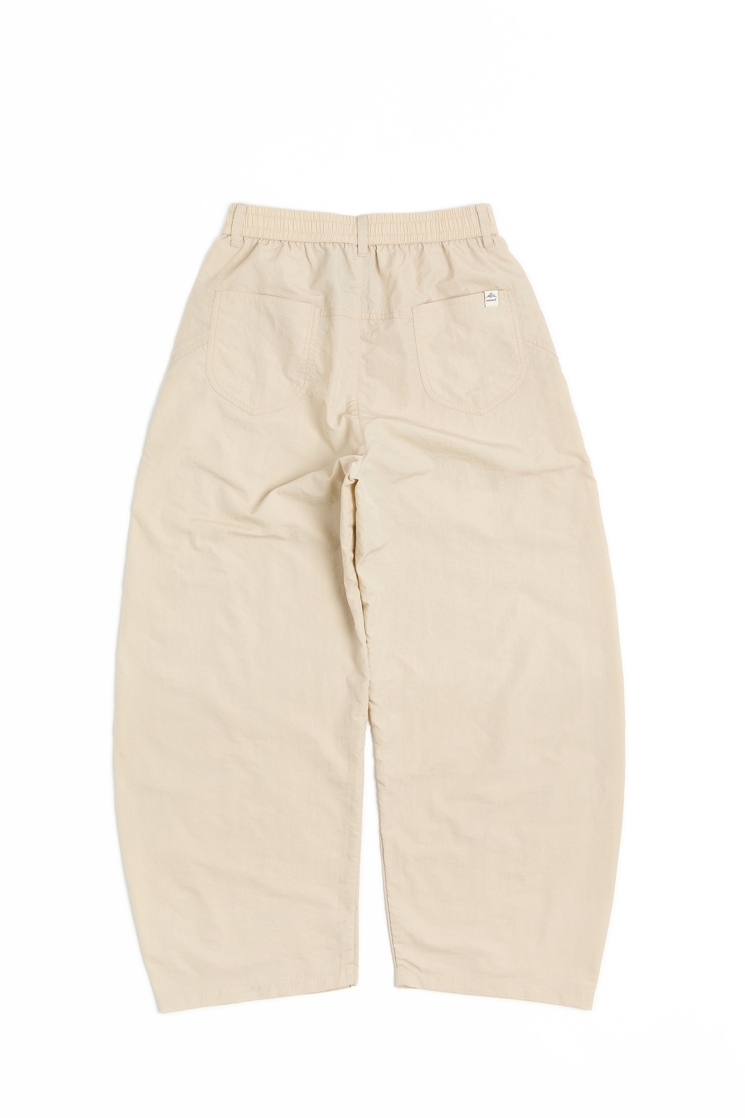 尼龍皺 山系闊腿鐮刀長褲(女)