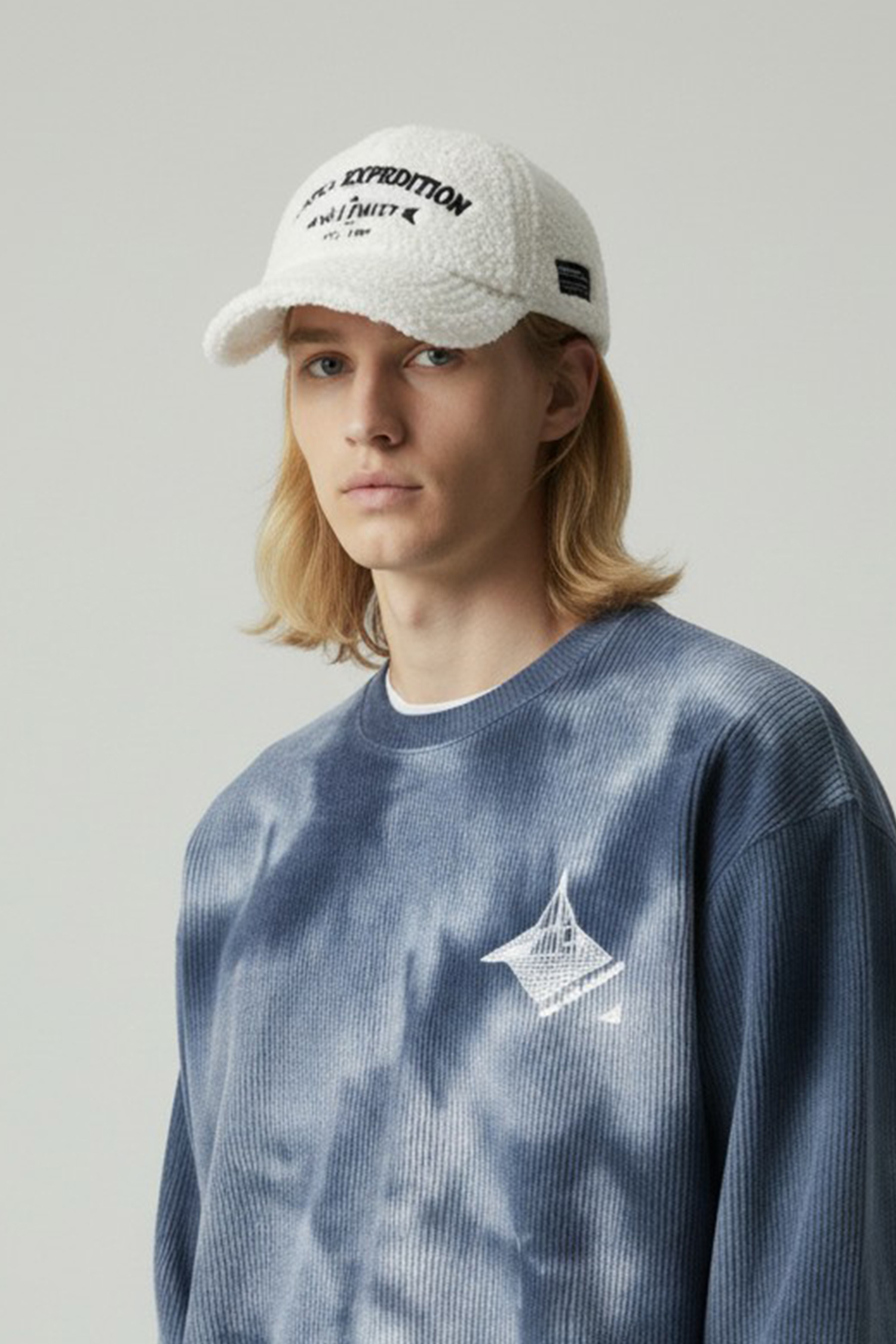 極光探險 絨毛棒球帽