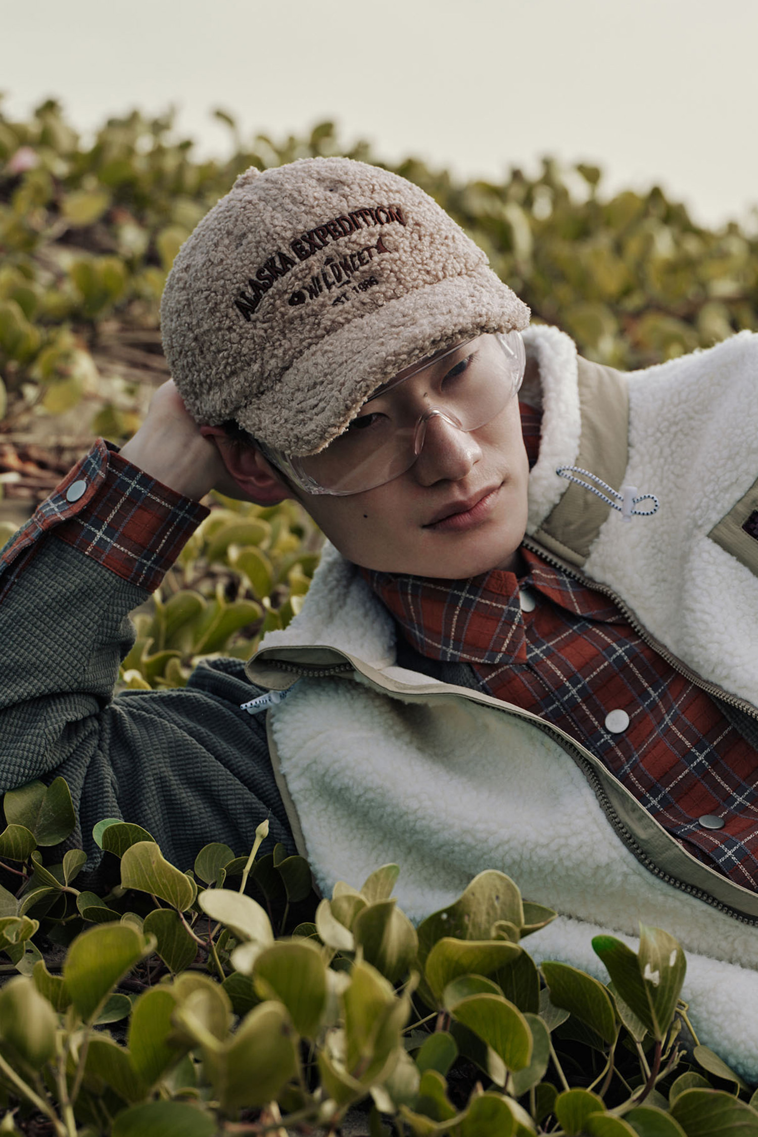 極光探險 絨毛棒球帽