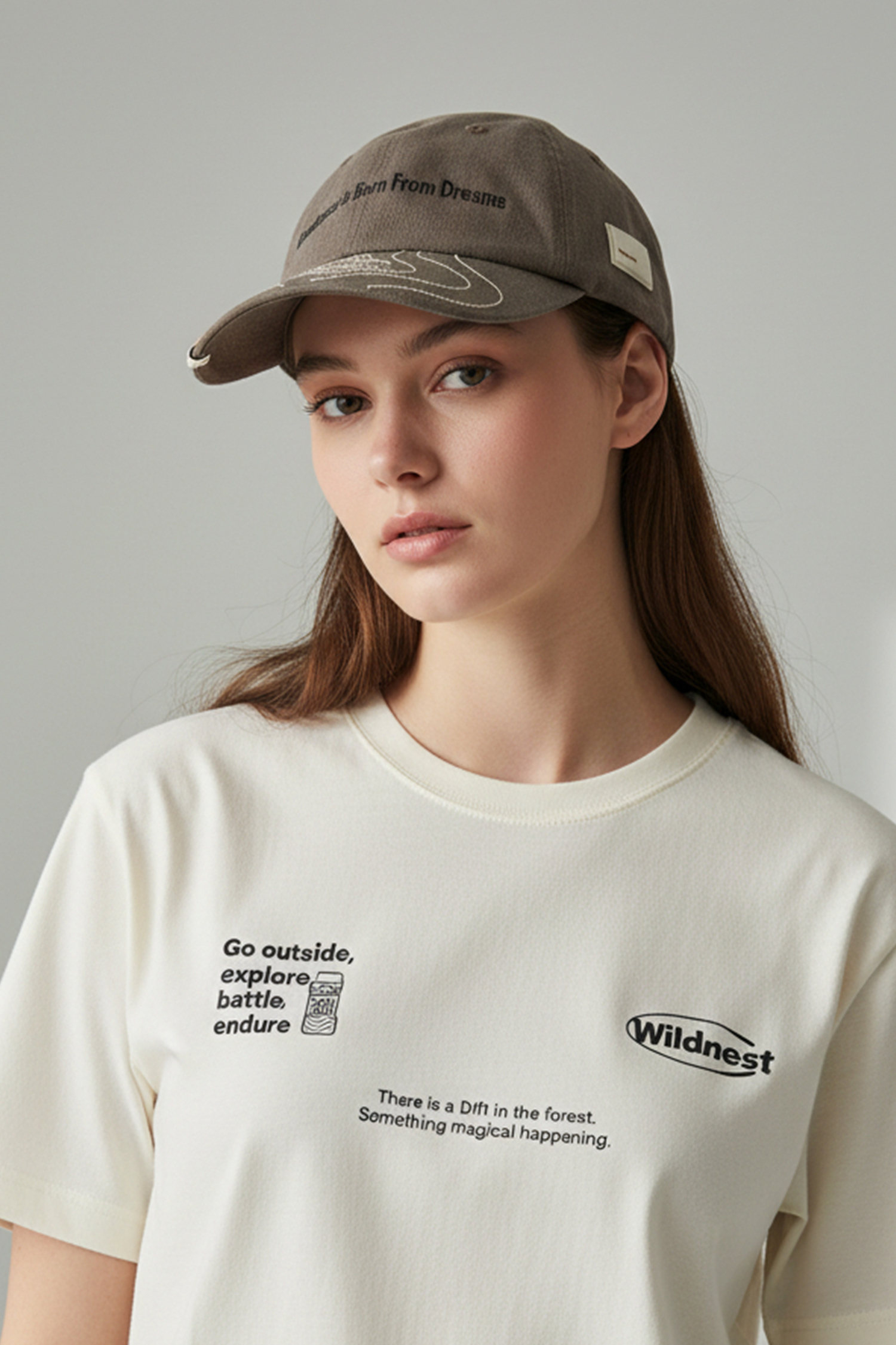 海拔高度 砂洗斜紋棒球帽