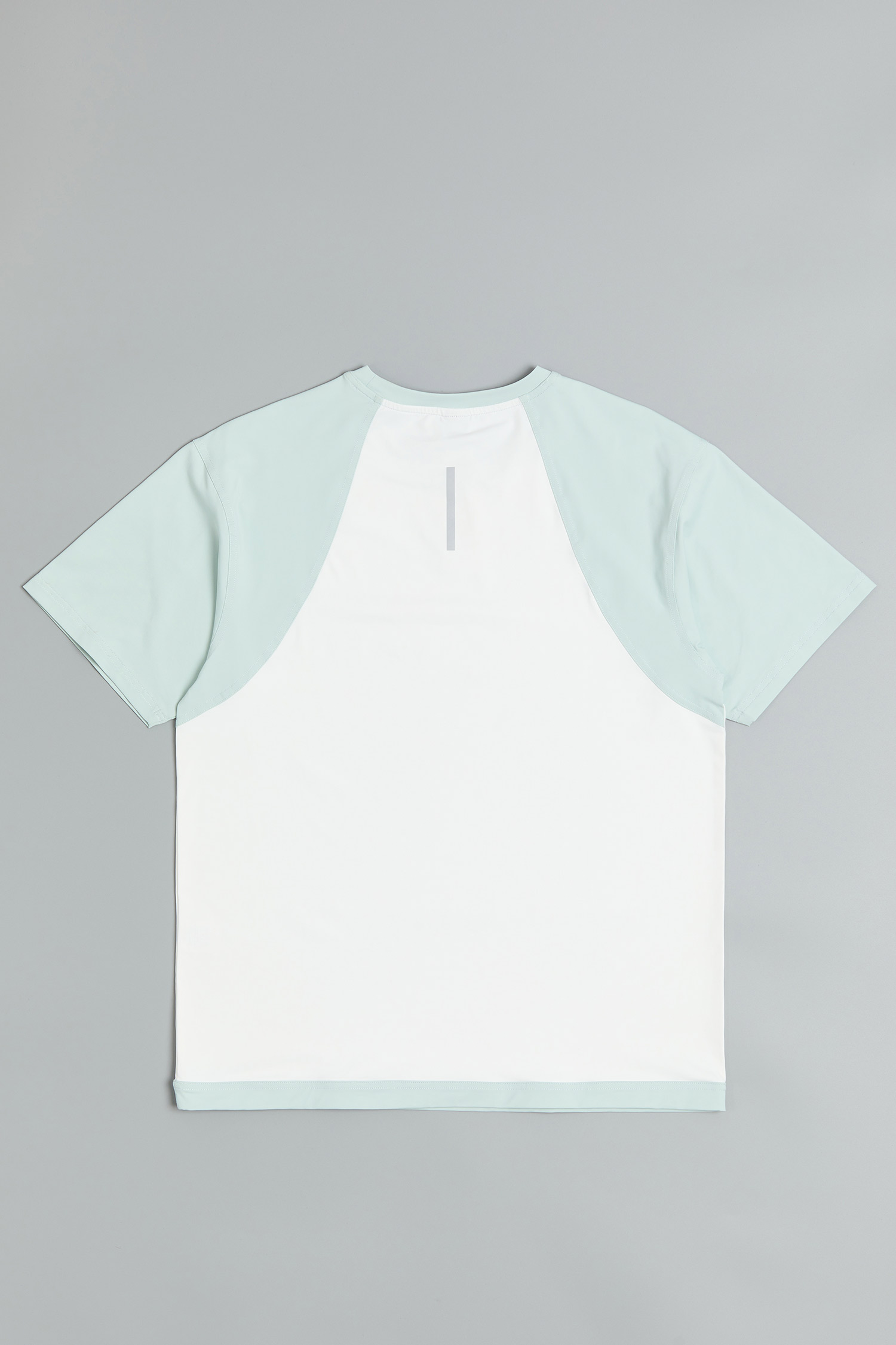 寬肩剪接撞色 短袖上衣