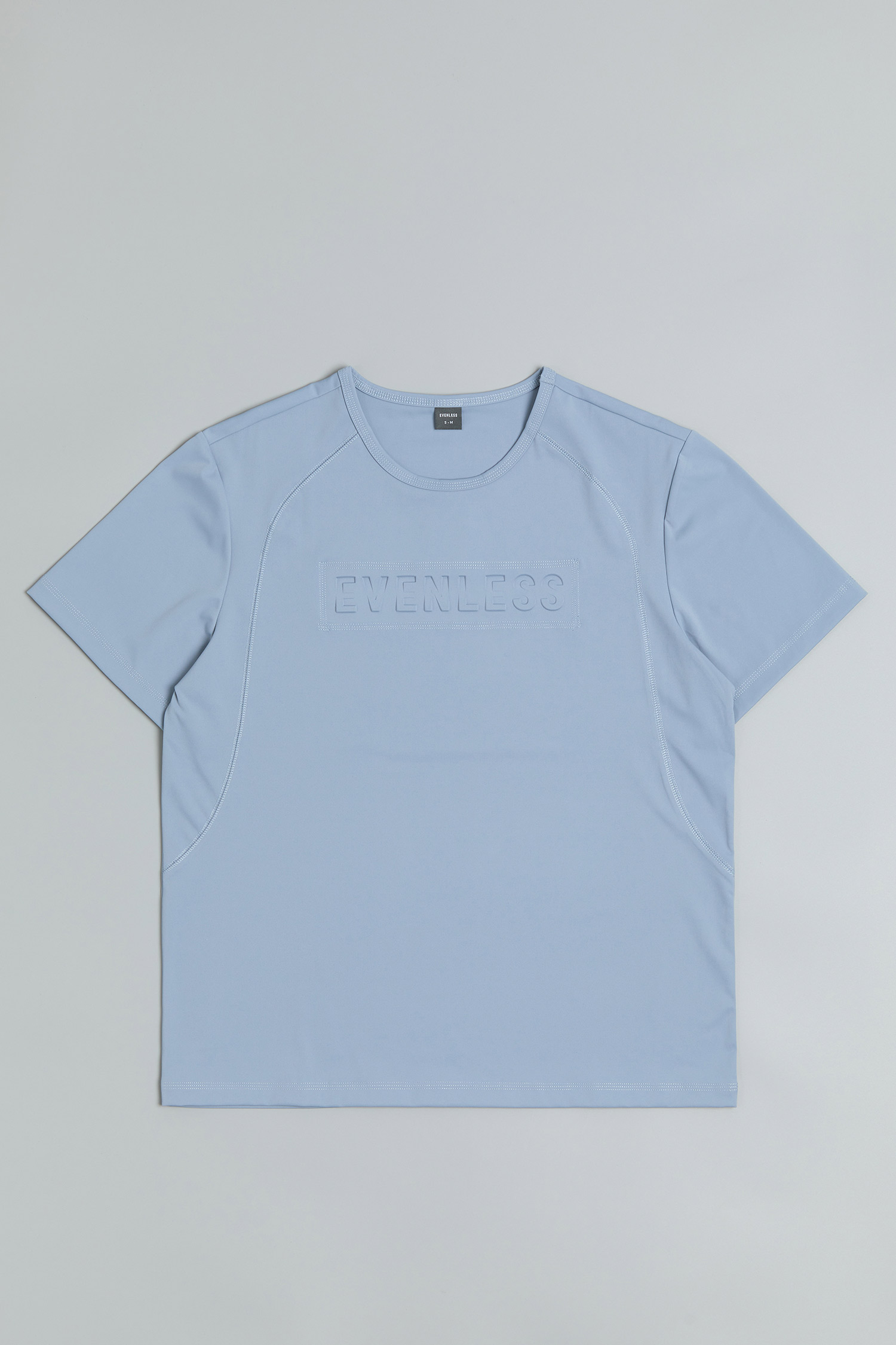 鋼印字體 超彈 短袖上衣