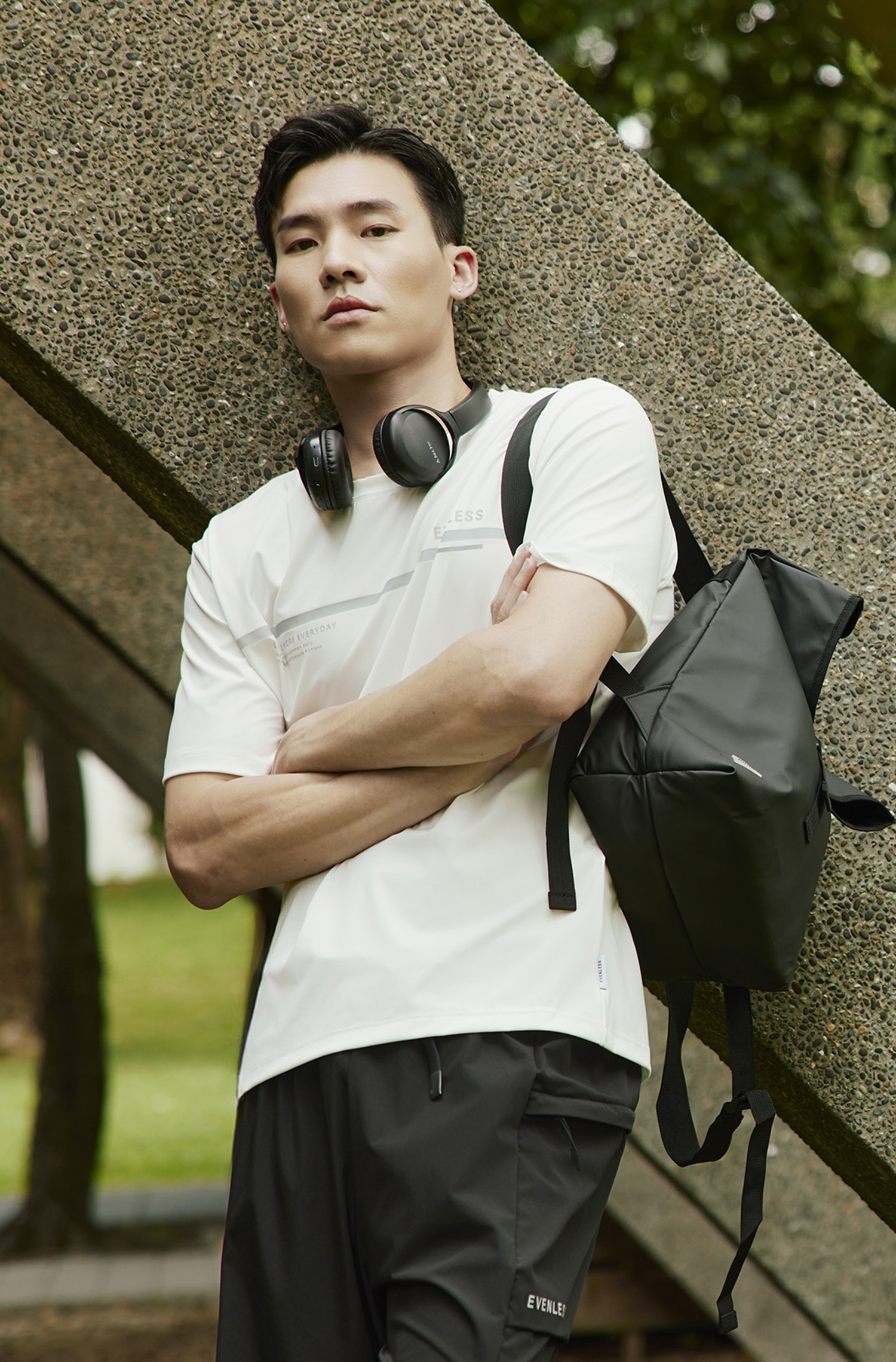 城市反光膠條 短袖上衣