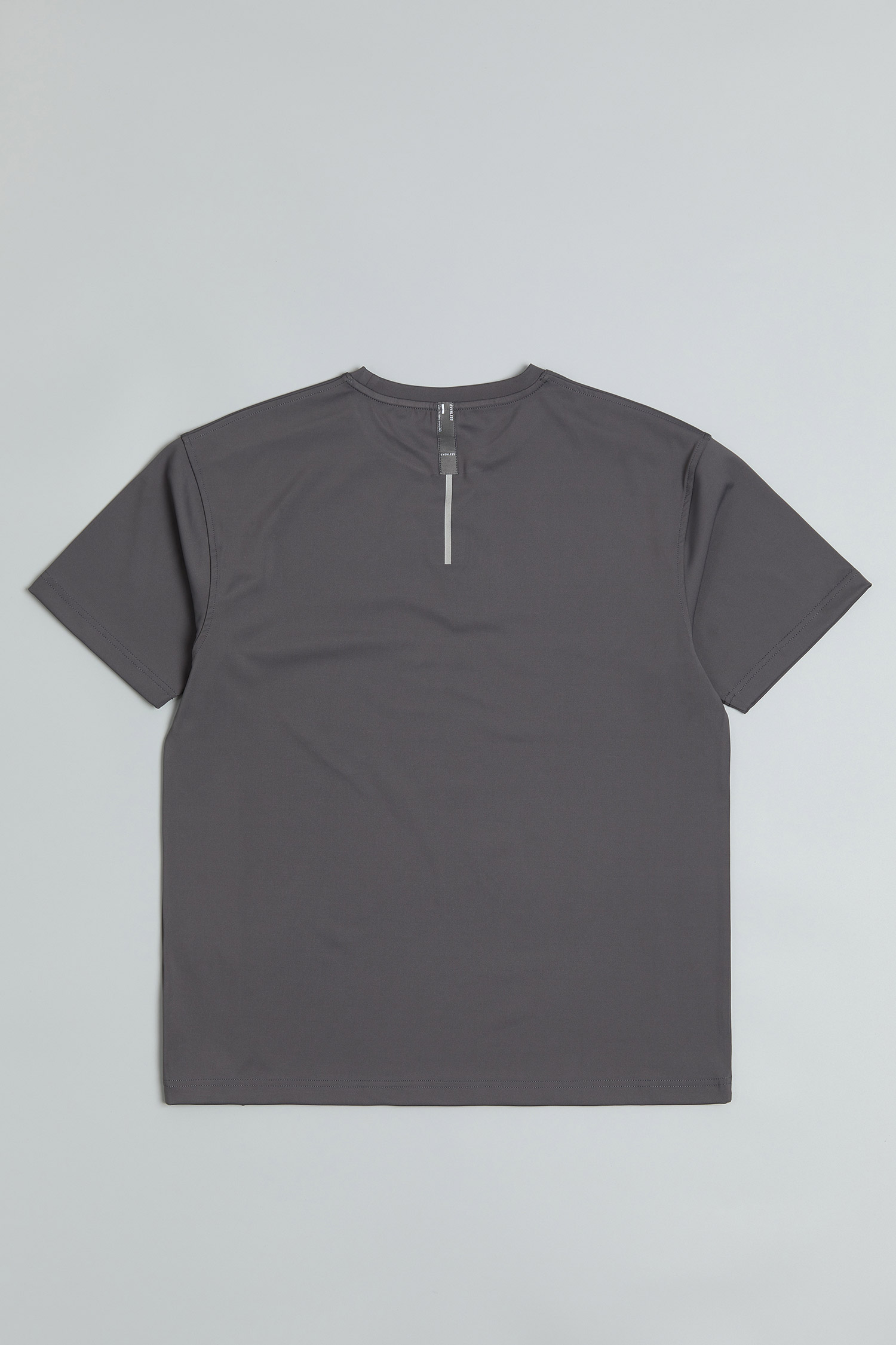 極簡平褶 高彈短袖上衣