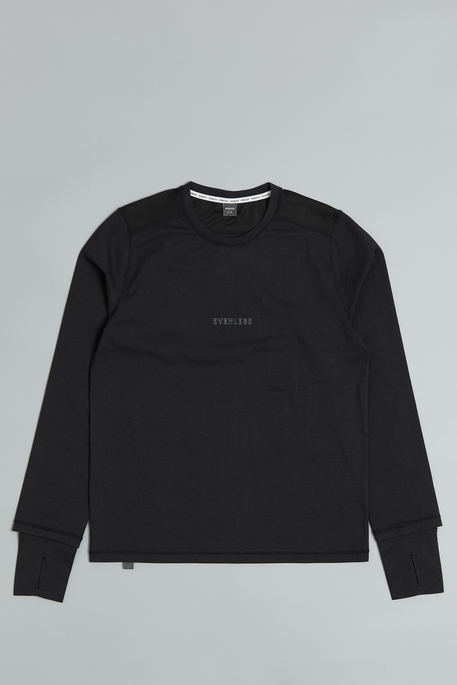 透氣拼接單車長袖上衣