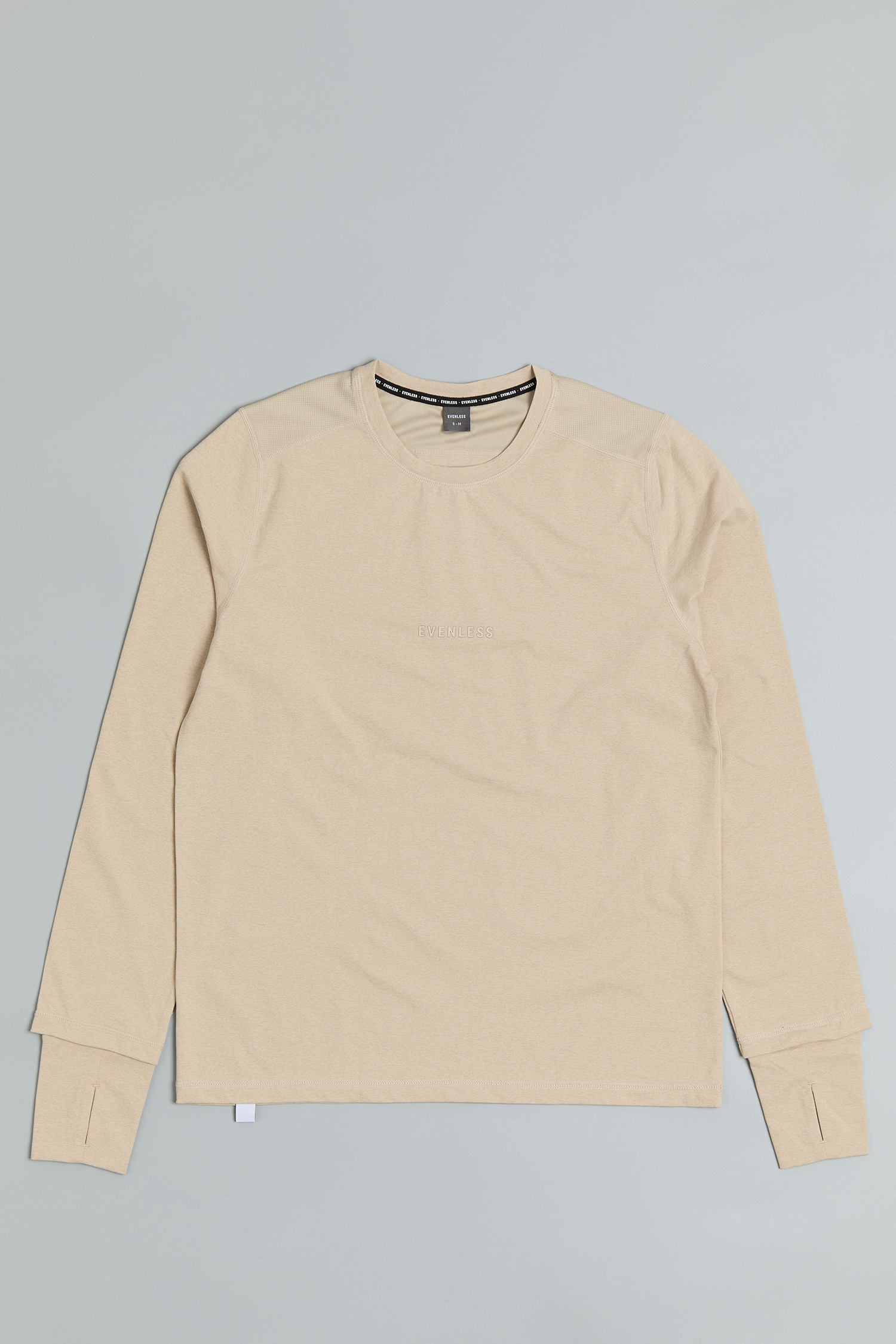 透氣拼接單車長袖上衣