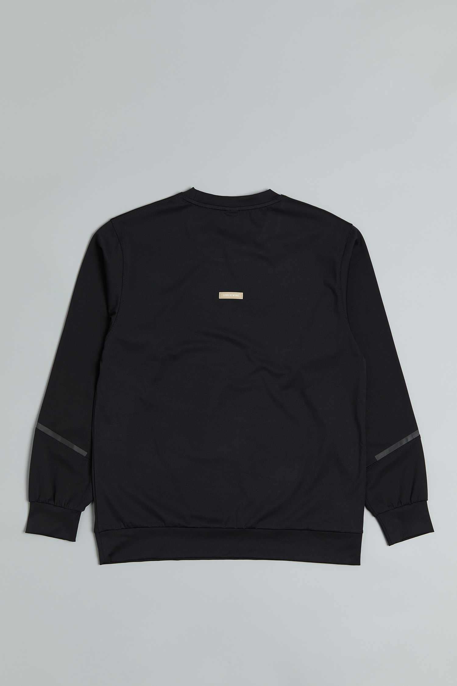 結構線反光印長袖上衣