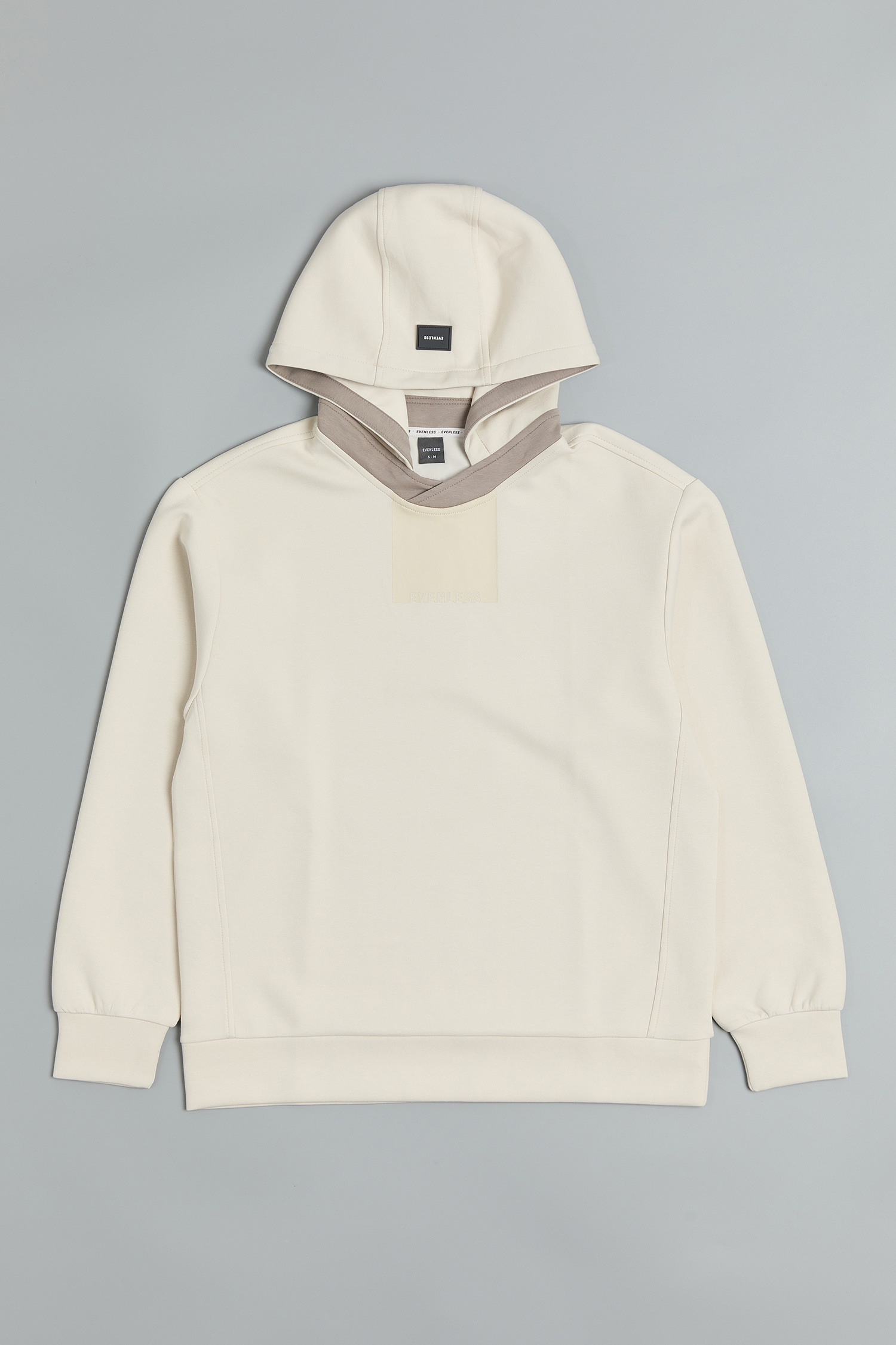 空氣層解構連帽長上衣