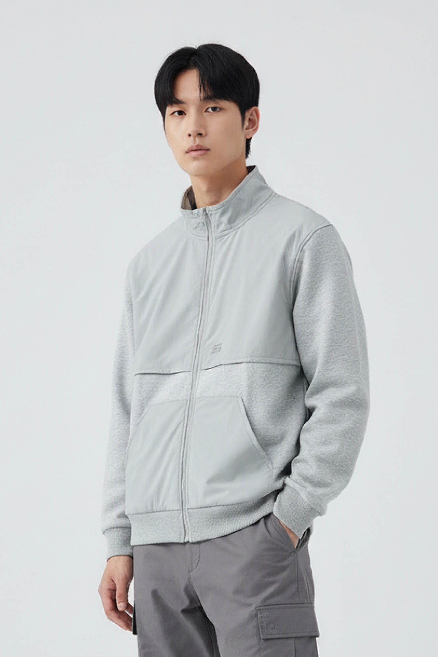 蓄熱層次立領外套