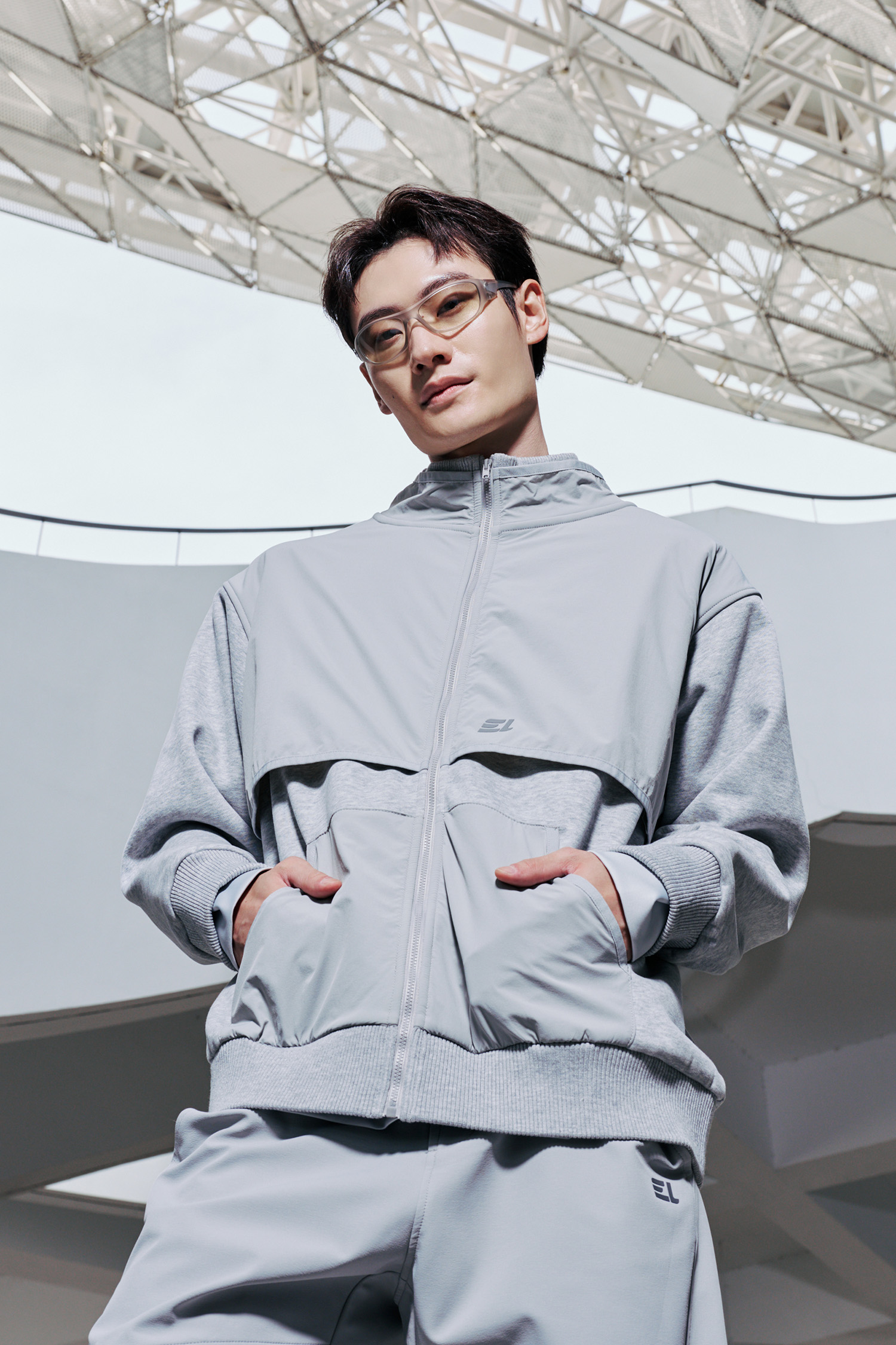 蓄熱層次立領外套