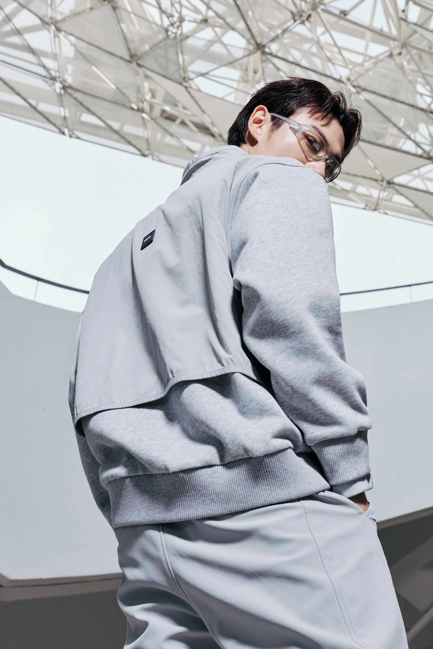 蓄熱層次立領外套