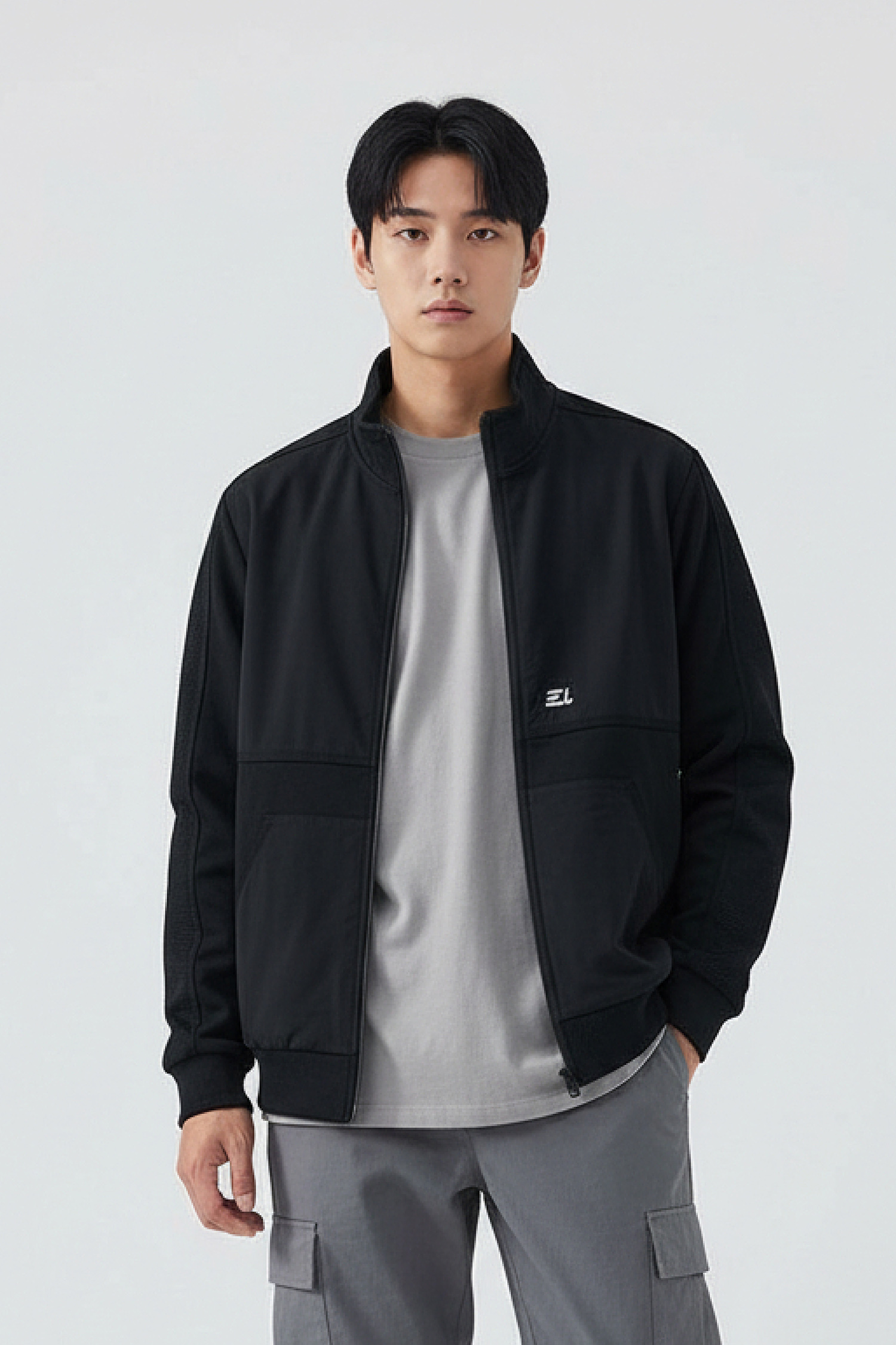 蓄熱層次立領外套