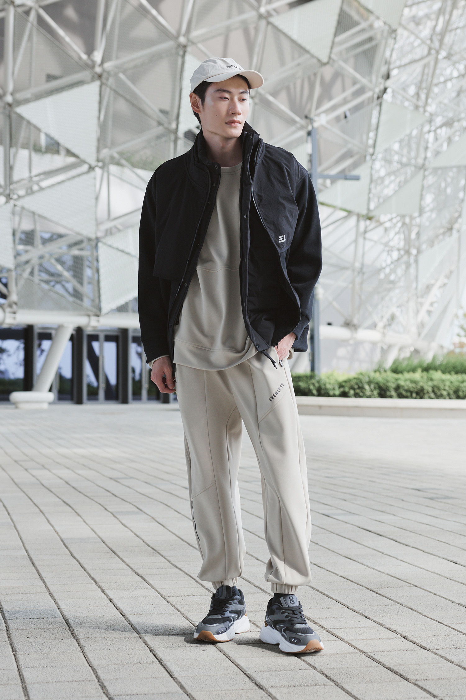 蓄熱層次立領外套