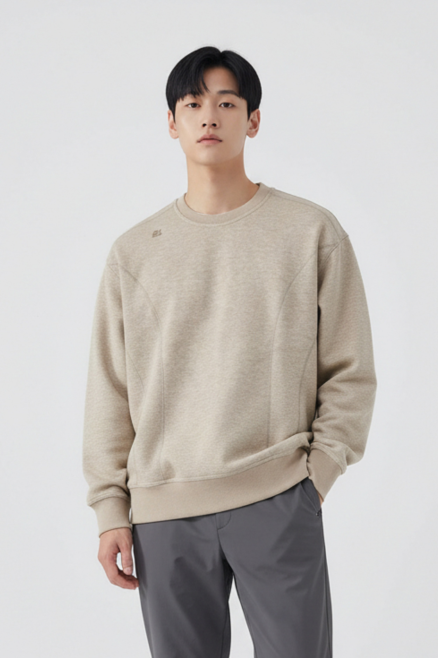 刷絨爬線長袖上衣(蓄熱絨)