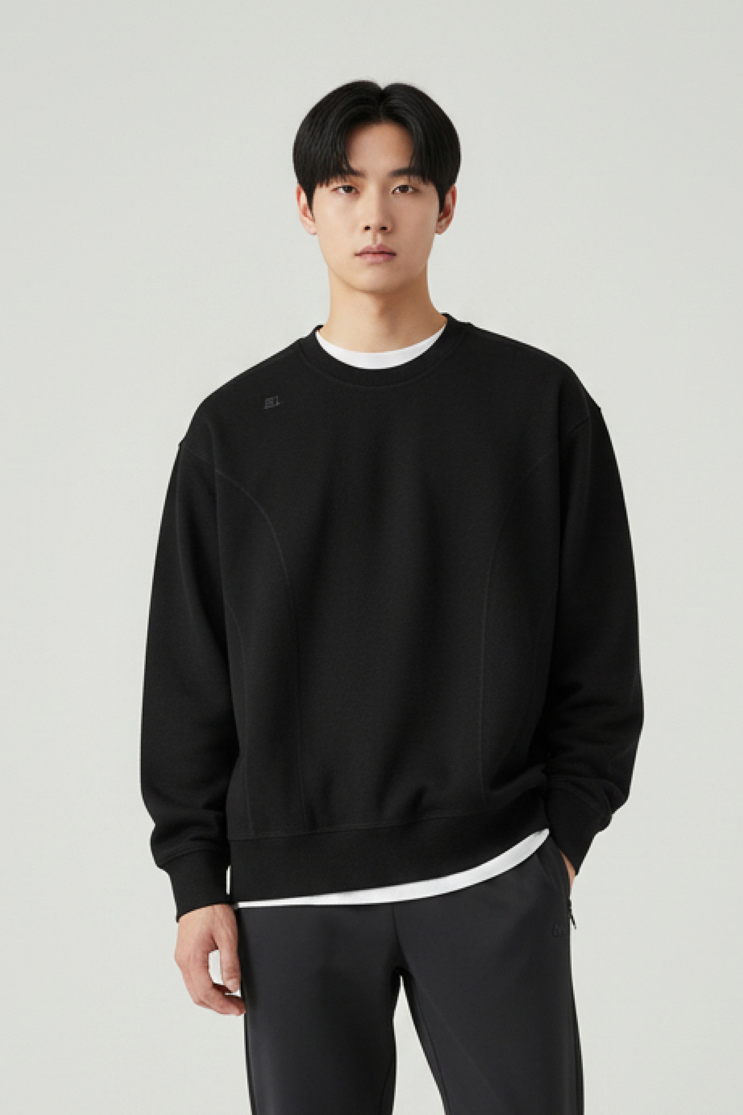 刷絨爬線長袖上衣(蓄熱絨)